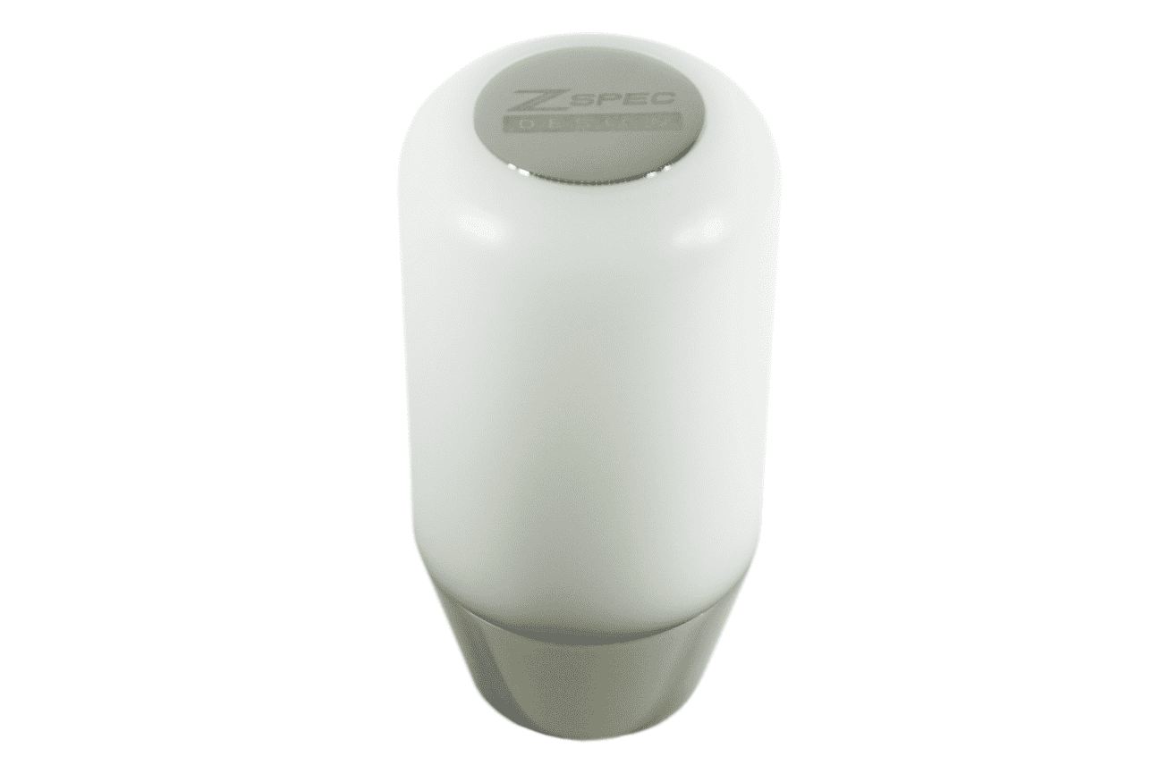 ZSPEC Shift Knob, M10-1.25, Delrin & Stainless, 5-Speed, Fits 300zx/240SX/3000GT/R32/R33/R34 - ZSPEC Design LLC - Hardware Fasteners - 180sx, 200sx, 240sx, 3000gt, 300zx, 323, 626, accessory, altima, brz, DSM, eclipse, EVO, EVO 10, EVO X, frontier, frs, genesis, infiniti, lancer, maxima, mazdaspeed, miata, mx3, mx5, mx6, Nismo, Nissan, patrol, probe, protege5, r32, r33, R34, rx-7, rx7, rx8, S13, s14, S15, sentra, shift, Shift Knob, Silvia, skyline, versa, z32 - zspecdesign.com