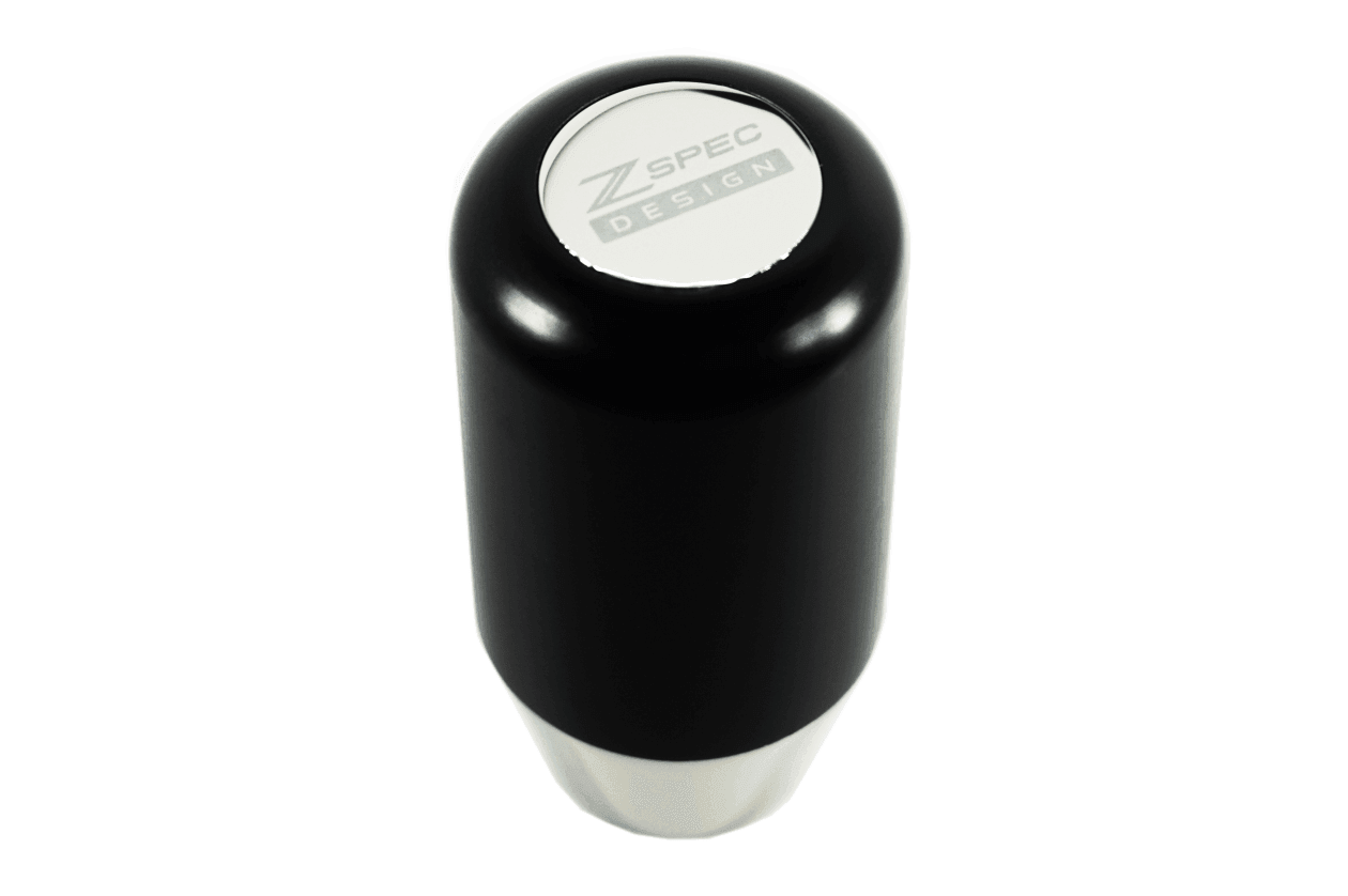 ZSPEC Shift Knob, M8-1.25, Delrin & Stainless, 5-Speed Shift Pattern Coin - ZSPEC Design LLC - Vehicle Shift Knobs - 180sx, 200sx, 240sx, 3000gt, 323, 626, accessory, altima, brz, DSM, eclipse, EVO, EVO 10, EVO X, frontier, frs, genesis, infiniti, lancer, maxima, mazdaspeed, miata, mx3, mx5, mx6, Nismo, Nissan, patrol, probe, protege5, r32, r33, R34, rx-7, rx7, rx8, S13, s14, S15, sentra, Shift Knob, Silvia, skyline, versa - zspecdesign.com