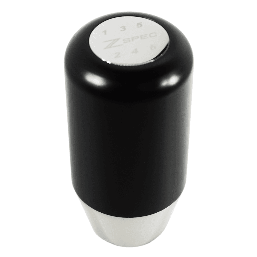 ZSPEC SCENE Shift Knob, M10-1.25, Delrin & Stainless, 6-Speed Shift Pattern Coin Nissan Nismo 350z 370z G35 G37 Q50 Q60 QX Infiniti