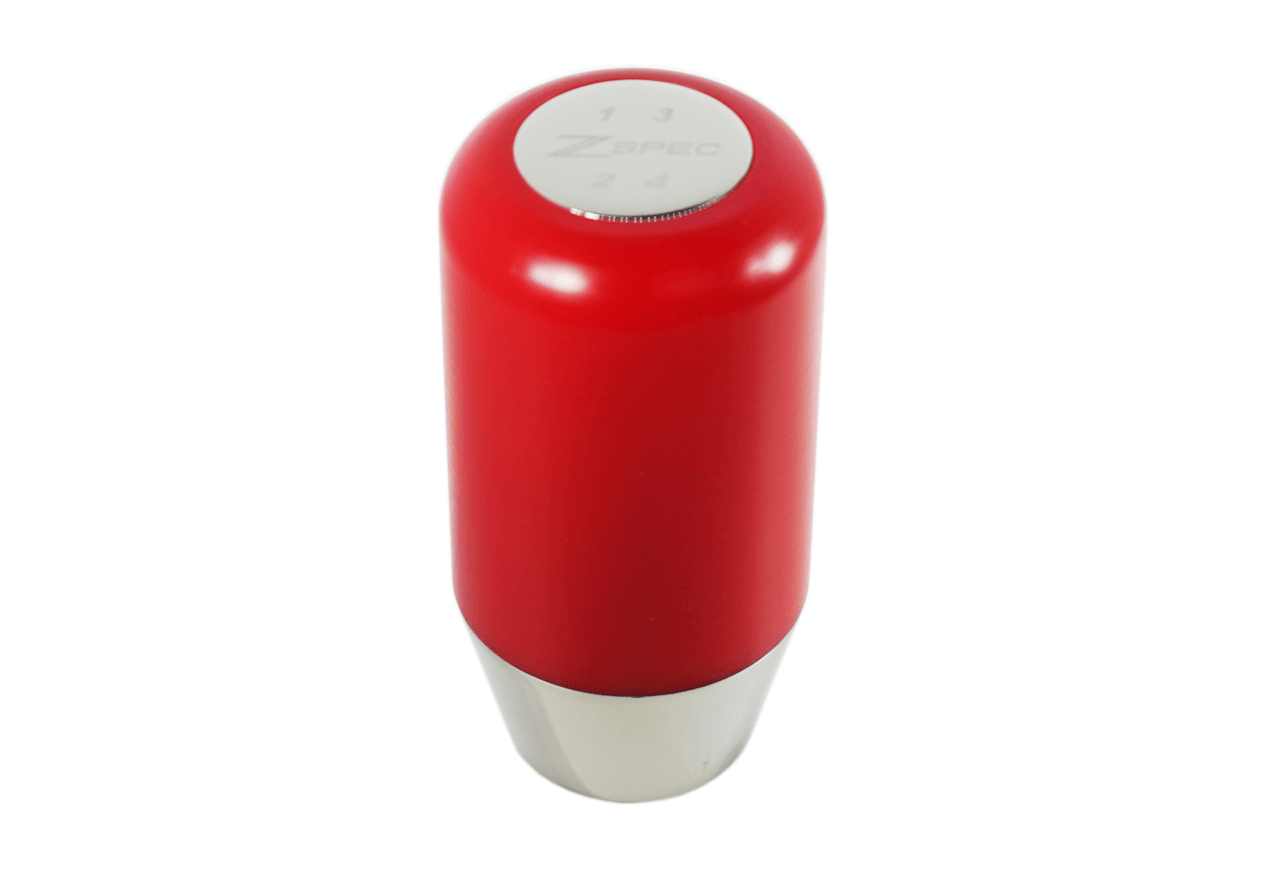 ZSPEC Shift Knob M12-1.25, Delrin & Stainless, 4-Speed Shift Pattern Coin  Interior Performance Upgrade Accessory Dress Up Bolts Fasteners Hardware Matters SUS304 Black Red Blue White Car Auto Vehicle