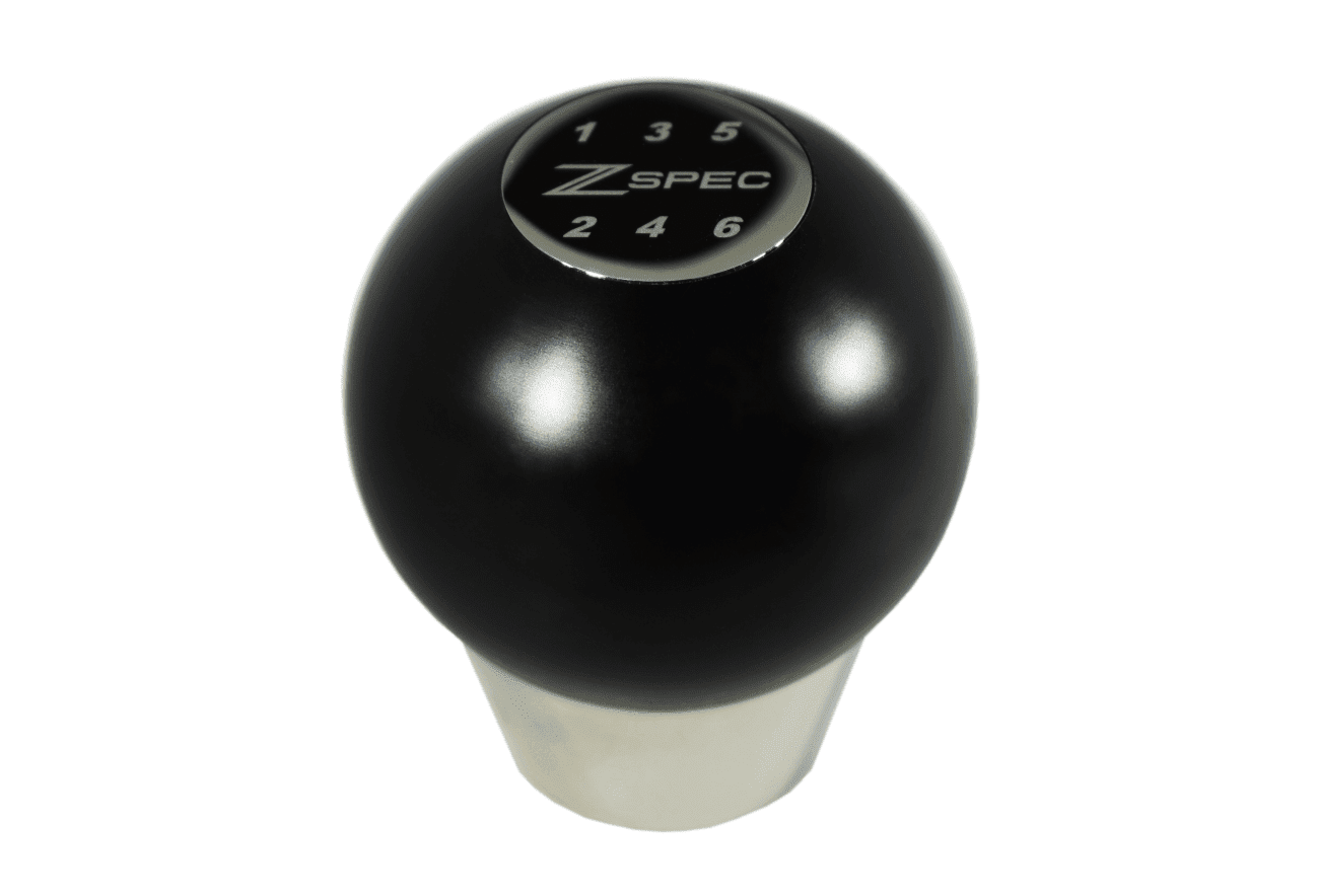 ZSPEC Shift Knob, M10-1.25, Delrin & Stainless, 6-Speed Shift Pattern Coin Nissan Nismo 350z 370z G35 G37 Q50 Q60 QX Infiniti Beauty Upgrade Interior Shifter Boot Console Manual Round Nissan Nismo