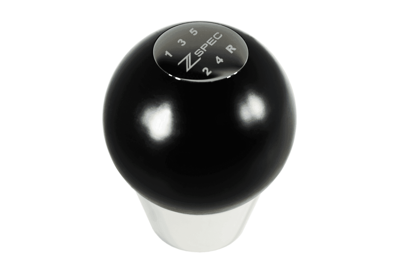 ZSPEC Shift Knob, M12-1.25, Delrin & Stainless, 5-Speed Shift Pattern Coin - ZSPEC Design LLC - Vehicle Parts & Accessories - 3000gt, 323, 626, accessory, brz, DSM, eclipse, EVO, EVO 10, EVO X, frs, genesis, lancer, mazdaspeed, miata, mx3, mx5, mx6, Nismo, Nissan, patrol, probe, protege5, r32, r33, rx-7, rx7, rx8, sentra, Shift Knob - zspecdesign.com