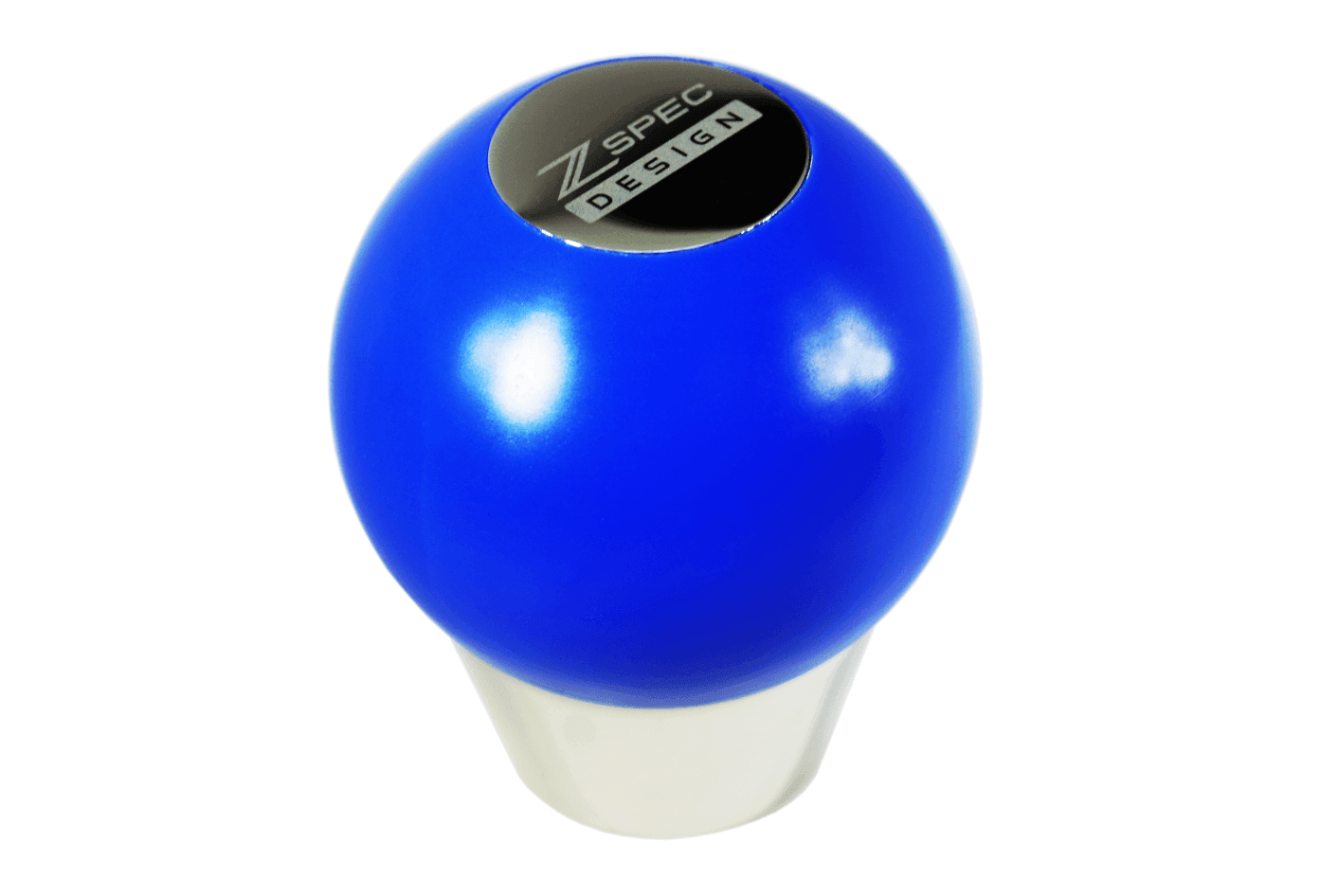 ZSPEC Round Shift Knob, M10-1.25, Delrin & Stainless, 4-Speed Shift Pattern Coin Metric Shift Knob Ball Custom Datsun