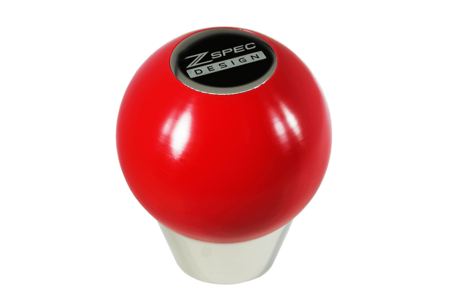 ZSPEC Shift Knob, M12-1.25, Delrin & Stainless, 4-Speed Shift Pattern  Upgrade Performance Engine Bay Dress Up Bolts Stainless Steel Car Show Accessory OE Replacement Custom Interior Boot Manual