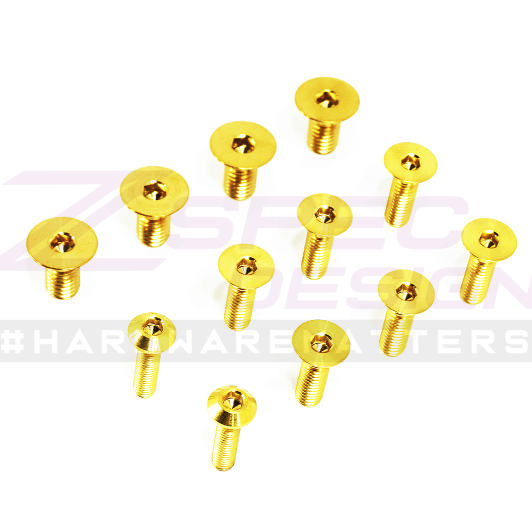 ZSPEC Dress Up Bolts® Fastener Kit, Door Jams Area for Nissan Z33 350z, Titanium - ZSPEC Design LLC - Hardware Fasteners - 350z, door, door jam, Fastener Kit, nissan, z33 - zspecdesign.com