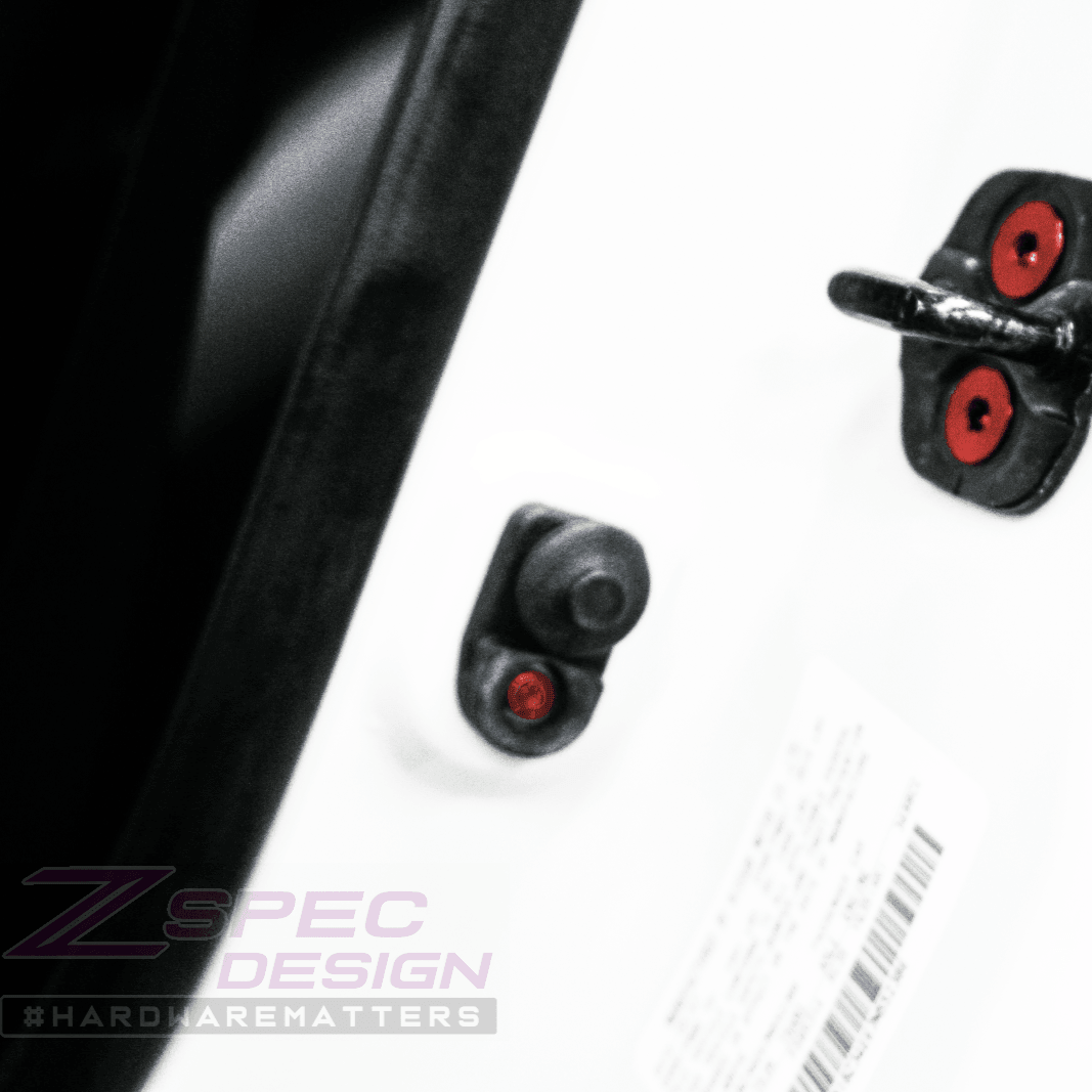 ZSPEC Dress Up Bolts® Fastener Kit, Door Jams Area for Nissan Z33 350z, Titanium - ZSPEC Design LLC - Hardware Fasteners - 350z, door, door jam, Fastener Kit, nissan, z33 - zspecdesign.com