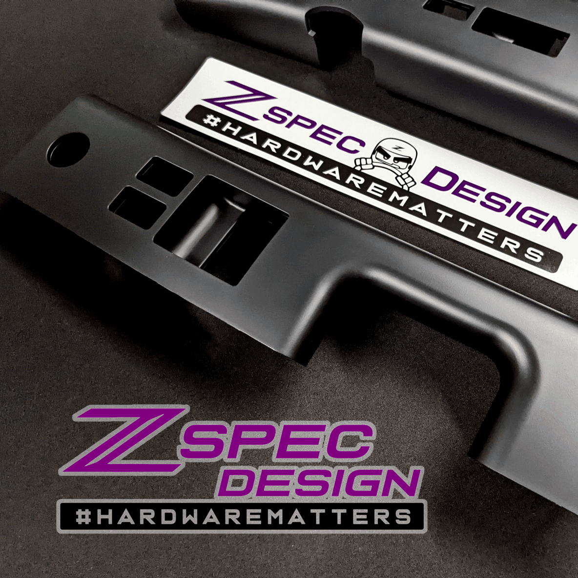 ZSPEC 350z Z33 Interior Door Window Switch Finisher Set for LHD '06-09, Black - ZSPEC Design LLC - Hardware Fasteners - 350z, 350z Window Switch Finishers, door, finisher, handle, nissan, window - zspecdesign.com