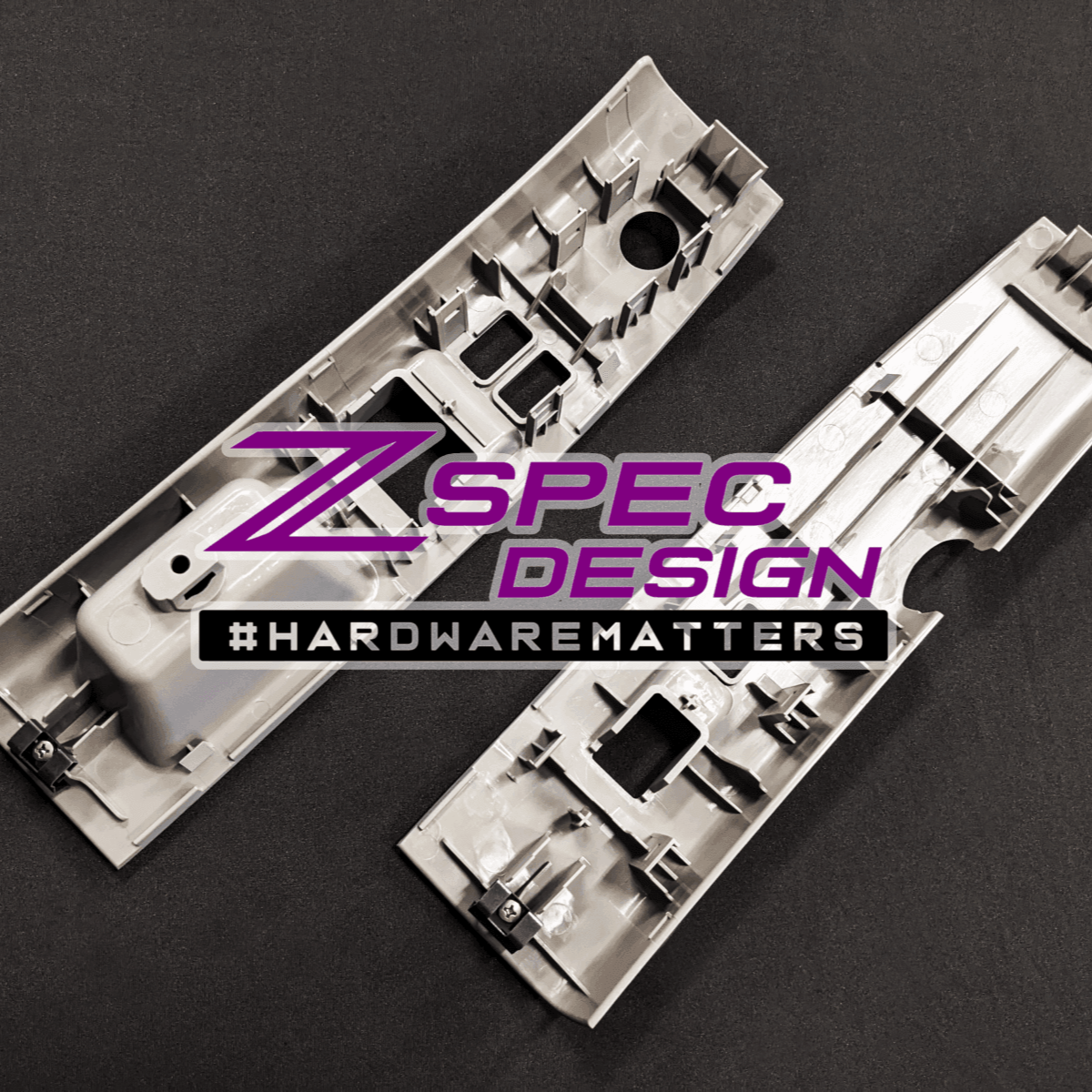ZSPEC 350z Z33 Interior Door Window Switch Finisher Set for LHD '03-05, Grey - ZSPEC Design LLC - Hardware Fasteners - 350z, 350z Window Switch Finishers, door, finisher, handle, nissan, window - zspecdesign.com