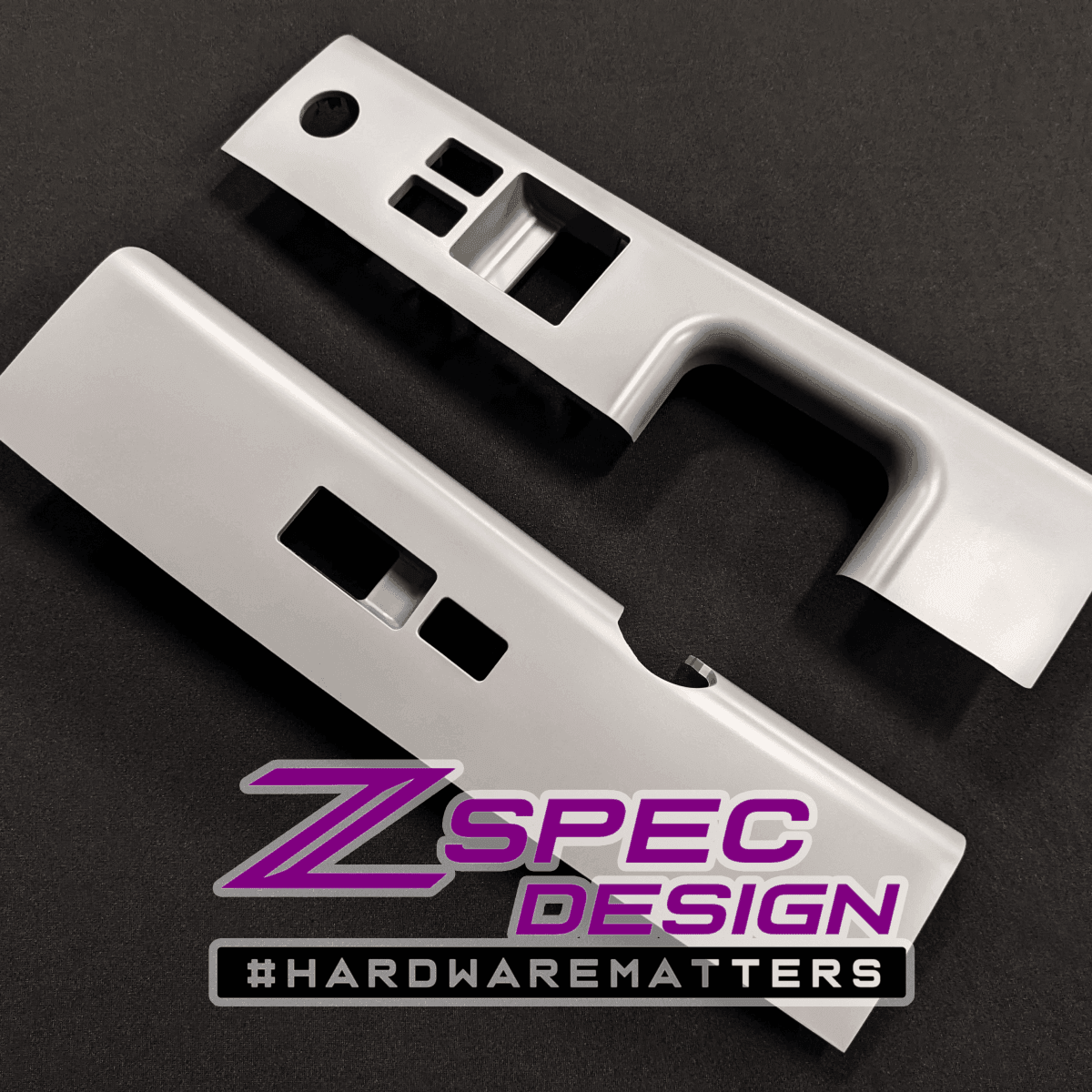 ZSPEC 350z Z33 Interior Door Window Switch Finisher Set for LHD '06-09, Grey - ZSPEC Design LLC - Hardware Fasteners - 350z, 350z Window Switch Finishers, door, finisher, handle, nissan, window - zspecdesign.com