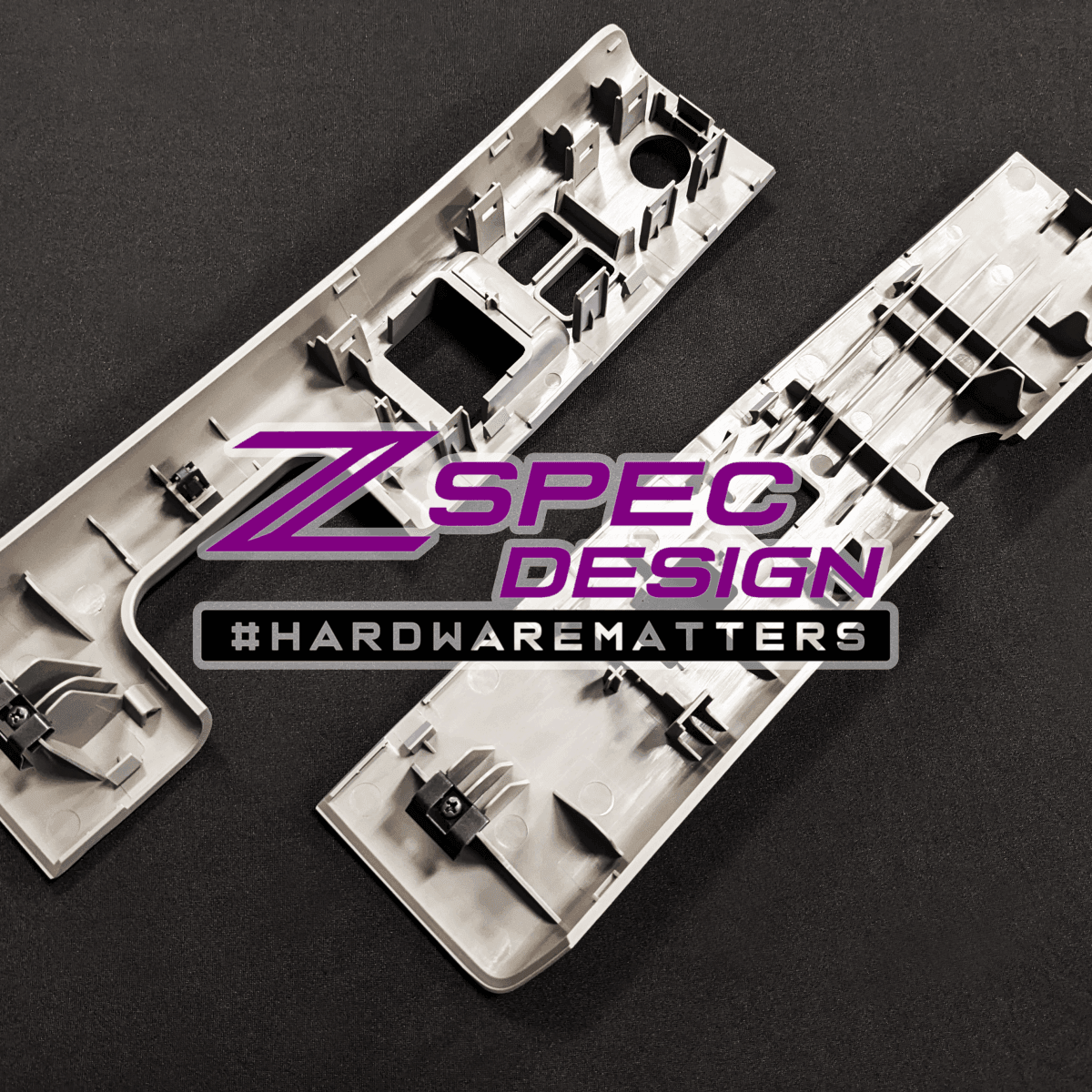 ZSPEC 350z Z33 Interior Door Window Switch Finisher Set for LHD '06-09, Grey - ZSPEC Design LLC - Hardware Fasteners - 350z, 350z Window Switch Finishers, door, finisher, handle, nissan, window - zspecdesign.com