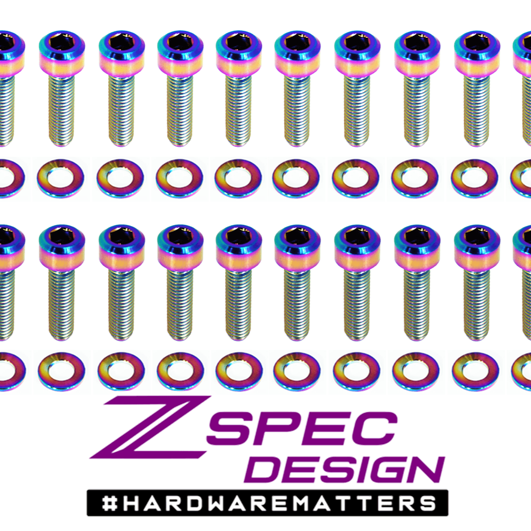 ZSPEC Coil Packs Dress Up Bolts® Kit for Nissan Z32 300zx, Titanium - ZSPEC Design LLC - Hardware Fasteners - 300zx, gtr, nissan, rb, skyline, Washer Color, z32 - zspecdesign.com