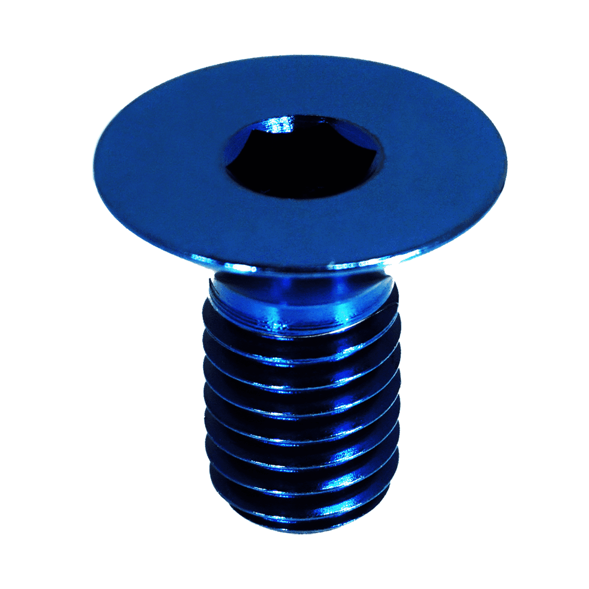 ZSPEC M6-1.0x25mm Flat-Head FHSC Fastener/Bolt, Titanium Grade-5, Per Each - ZSPEC Design LLC - Hardware Fasteners - Dress Up Bolt, FHSC, m6, per each, titanium - zspecdesign.com