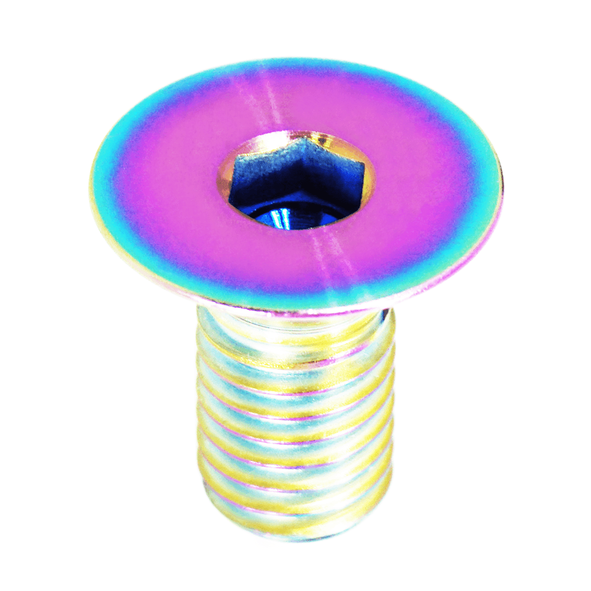 ZSPEC M6-1.0x12mm Flat-Head FHSC Fastener/Bolt, Titanium Grade-5, Per Each - ZSPEC Design LLC - Hardware Fasteners - Dress Up Bolt, FHSC, m6 - zspecdesign.com