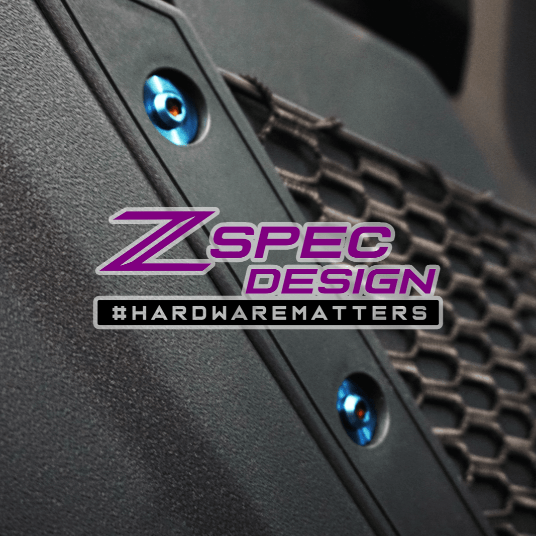 ZSPEC Interior Dress Up Bolts® Fastener Kit for 21+ Ford Bronco 2.7L, Titanium & Billet - ZSPEC Design LLC - Hardware Fasteners - Bronco, Fastener Kit, ford, Interior Fastener Kits - zspecdesign.com
