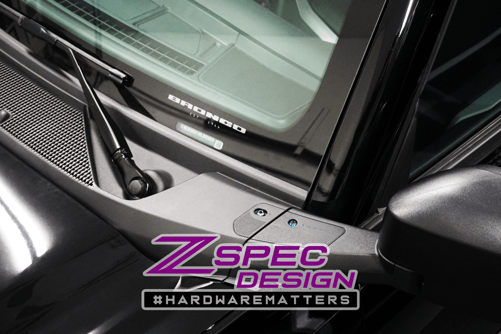 ZSPEC "Stage 3" Dress Up Bolts® Fastener Kit for 21+ Ford Bronco 2.7L, Titanium & Billet - ZSPEC Design LLC - Hardware Fasteners - Bronco, Fastener Kit, ford, stage 3 - zspecdesign.com