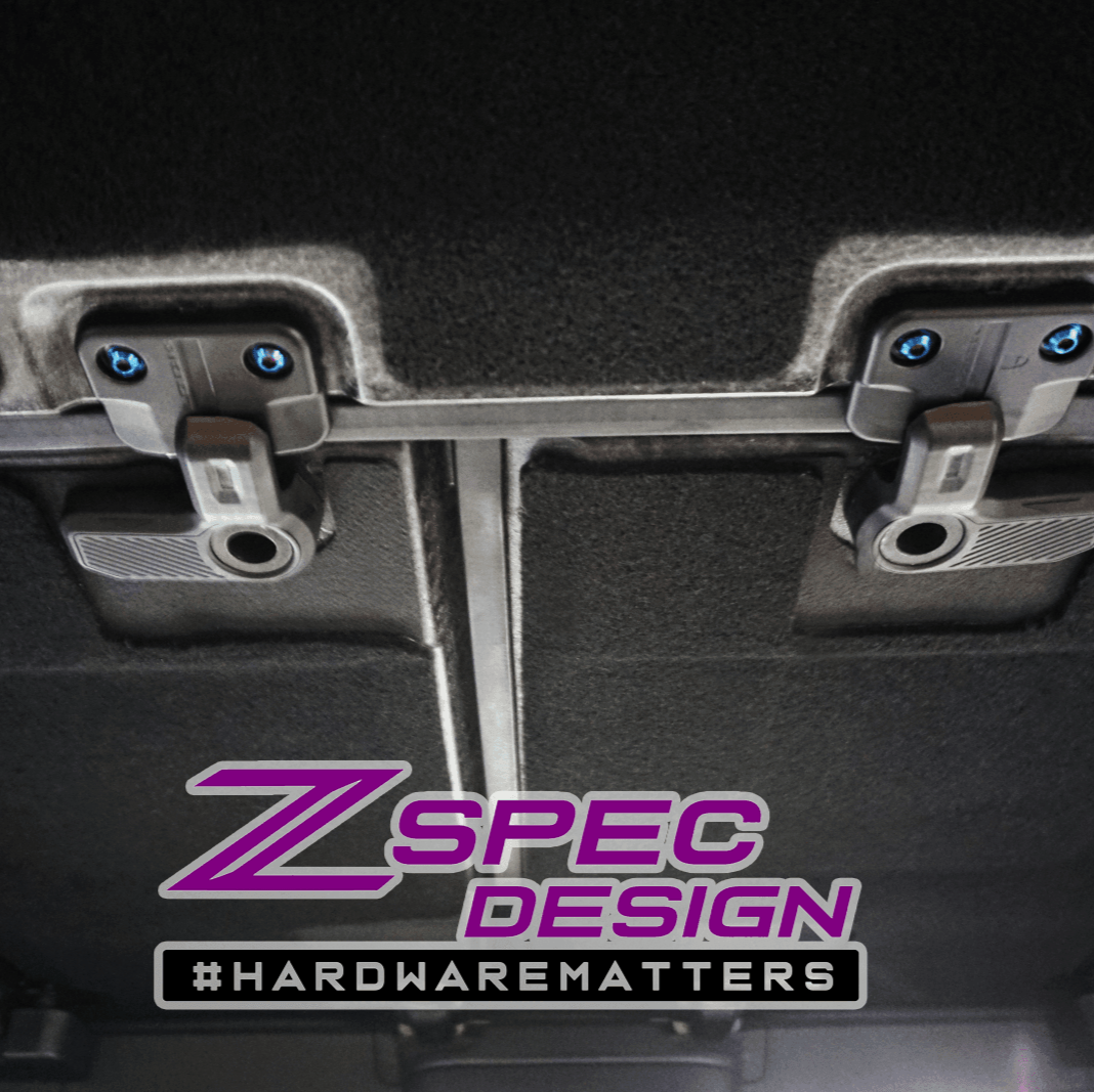 ZSPEC "Stage 3" Dress Up Bolts® Fastener Kit for 21+ Ford Bronco 2.7L, Titanium & Billet - ZSPEC Design LLC - Hardware Fasteners - Bronco, Fastener Kit, ford, stage 3 - zspecdesign.com