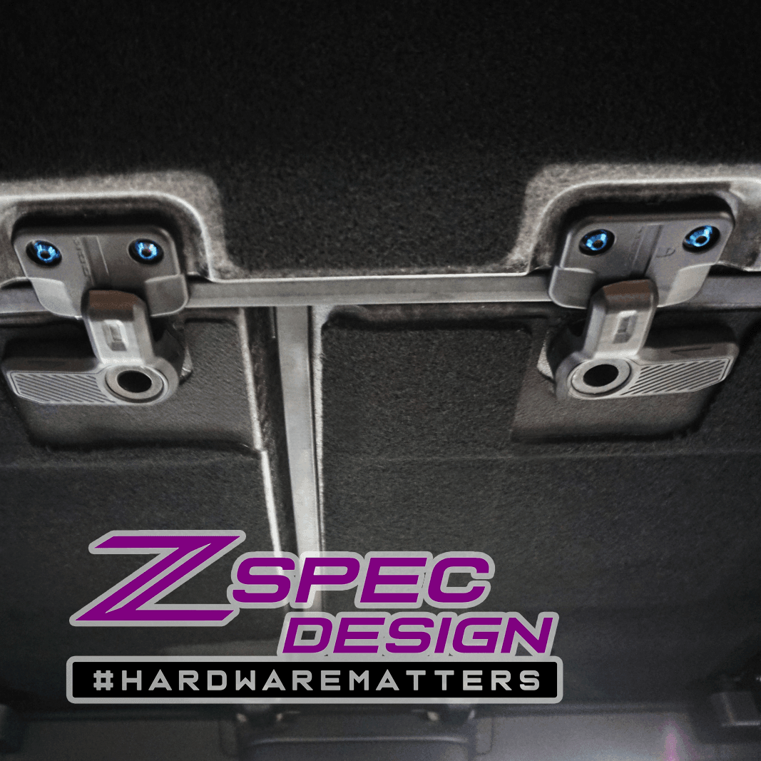 ZSPEC Interior Dress Up Bolts® Fastener Kit for 21+ Ford Bronco 2.7L, Titanium & Billet - ZSPEC Design LLC - Hardware Fasteners - Bronco, Fastener Kit, ford, Interior Fastener Kits - zspecdesign.com