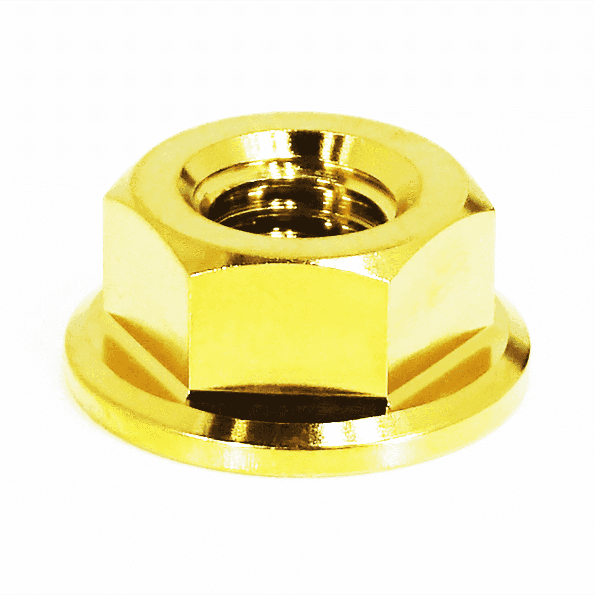 ZSPEC M8-1.25 Metric Flare Nut, Titanium Grade-5, Per Each - ZSPEC Design LLC - Hardware Fasteners - flare nut, hardware, m8, nut, per each, titanium - zspecdesign.com