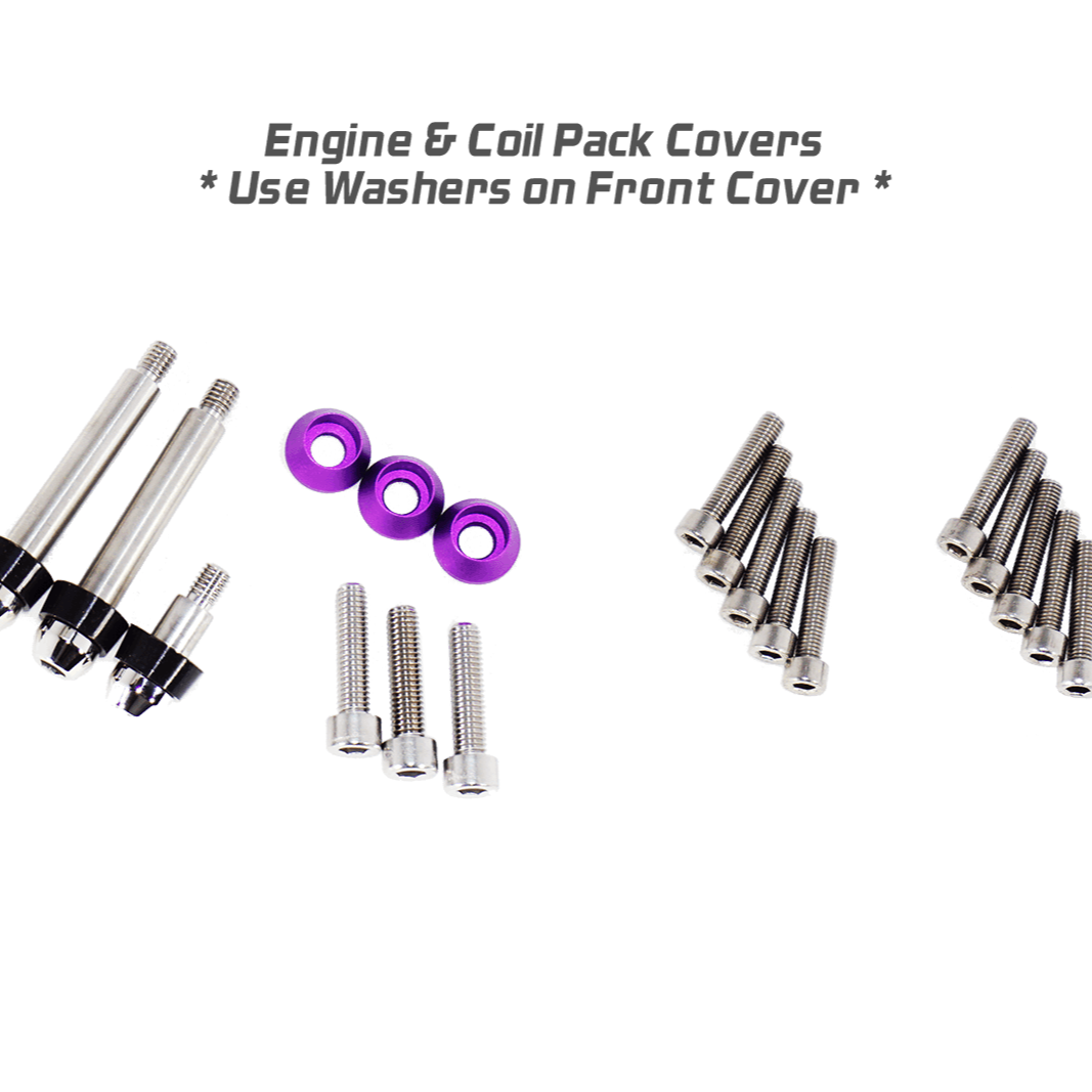 ZSPEC "Stage 3" Dress Up Bolts® Kit for Nissan Skyline GT-R/GTR R32/R33/R34, Stainless & Billet - ZSPEC Design LLC - Hardware Fasteners - Fastener Kit, gt-r, gtr, nissan, r32, r33, r34, skyline, stage 3 - zspecdesign.com