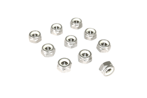 ZSPEC Dress Up Bolts® M5-0.8 Nylon Lock Nuts, Stainless SUS304, 10-Pack Keywords: Metric Vehicle Car Auto Motorcycle Hobby Garage Go-Kart Radio Control