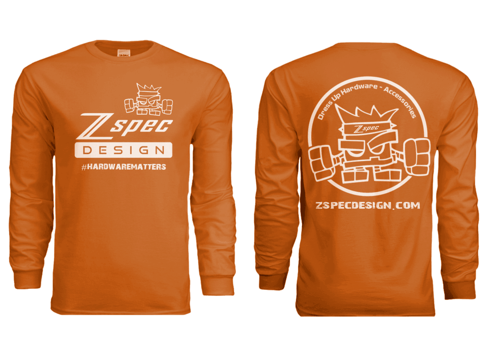 Burnt orange 2024 long sleeve shirt