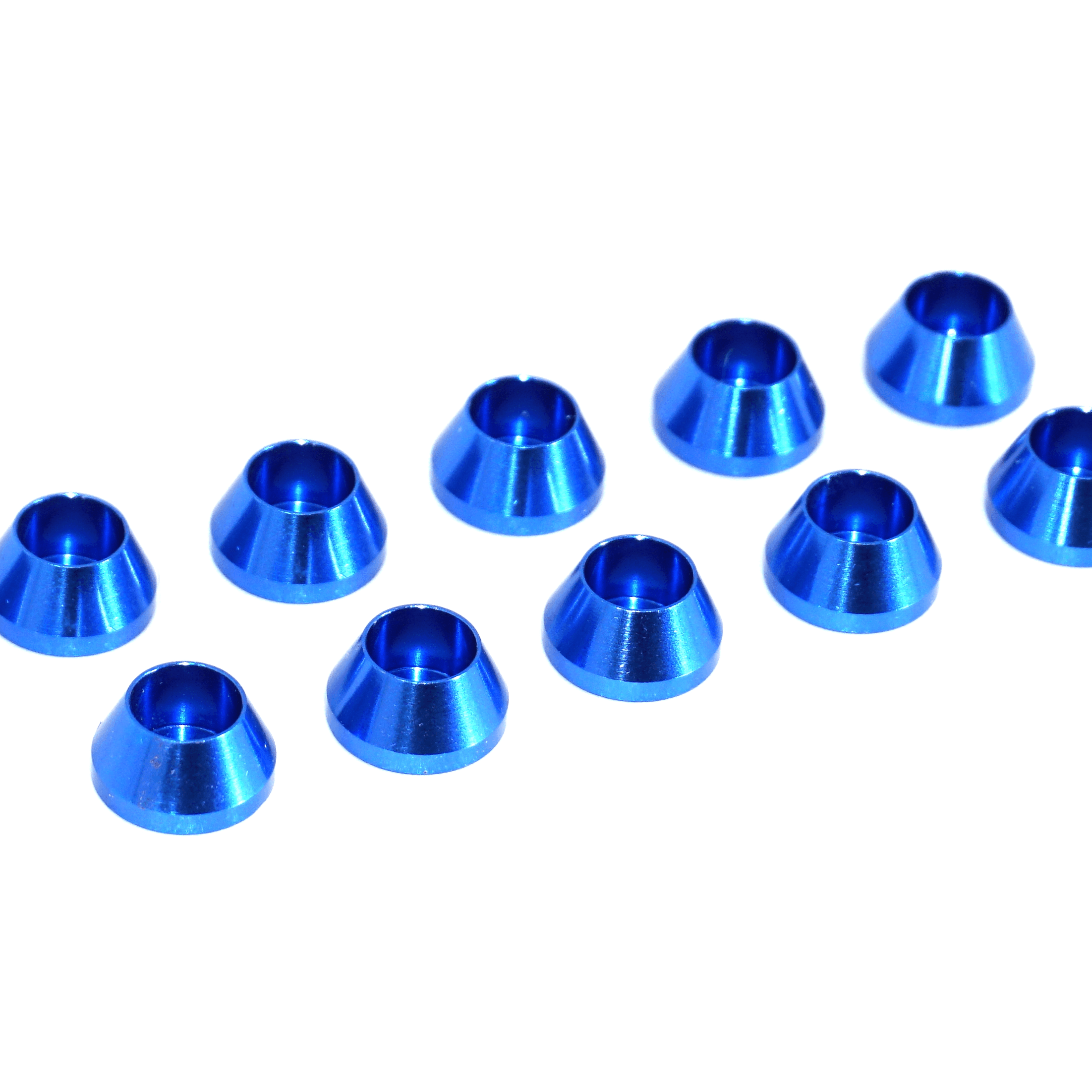 ZSPEC M2 Angled Cup Finish Washers for SHSC Socket-Cap Fasteners, 10-Pack - ZSPEC Design LLC - Hardware Fasteners - 10-pack, angled, billet hardware, Dress Up Washer, Fastener, m2, shsc - zspecdesign.com