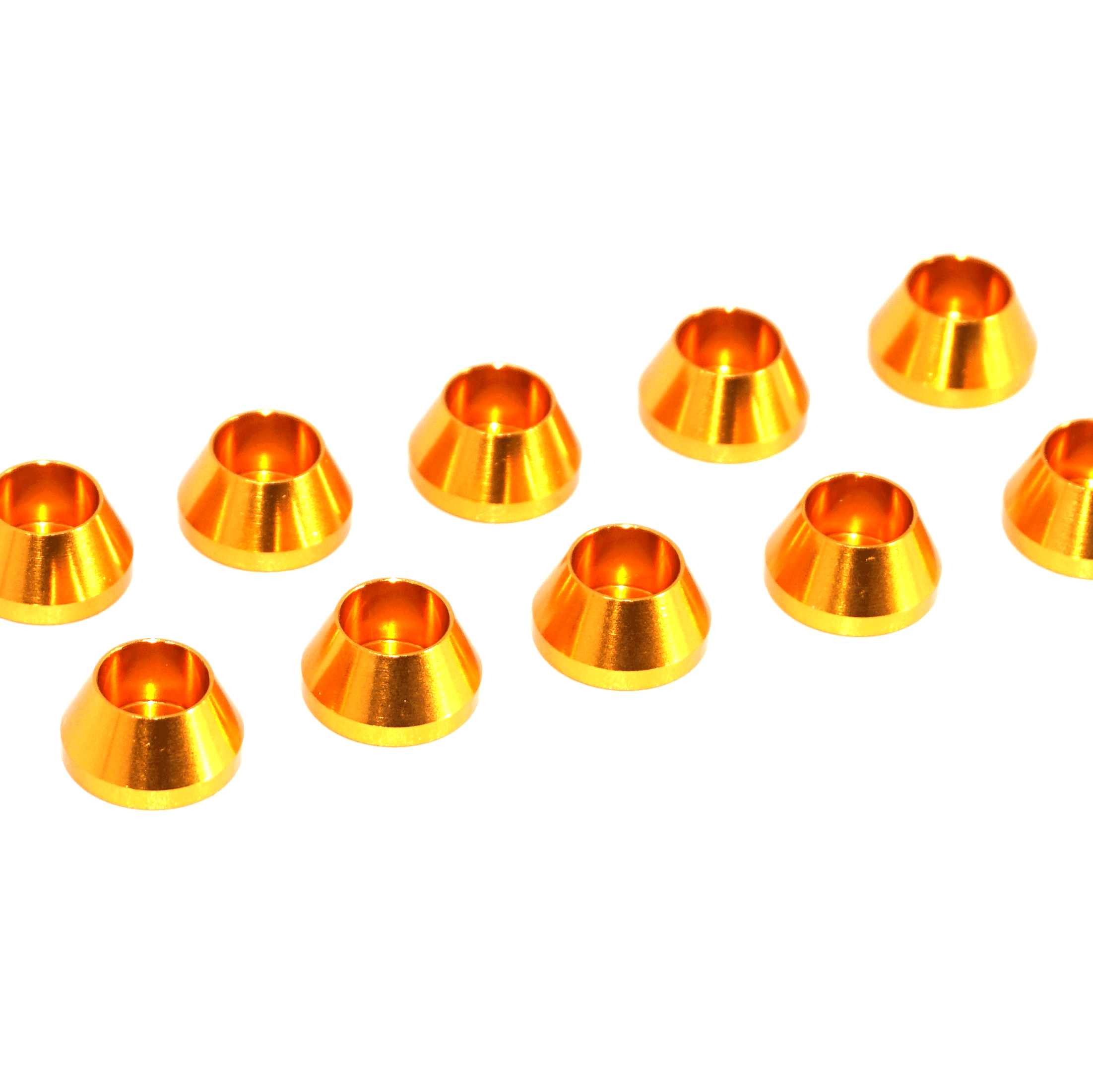 ZSPEC M2 Angled Cup Finish Washers for SHSC Socket-Cap Fasteners, 10-Pack - ZSPEC Design LLC - Hardware Fasteners - 10-pack, angled, billet hardware, Dress Up Washer, Fastener, m2, shsc - zspecdesign.com