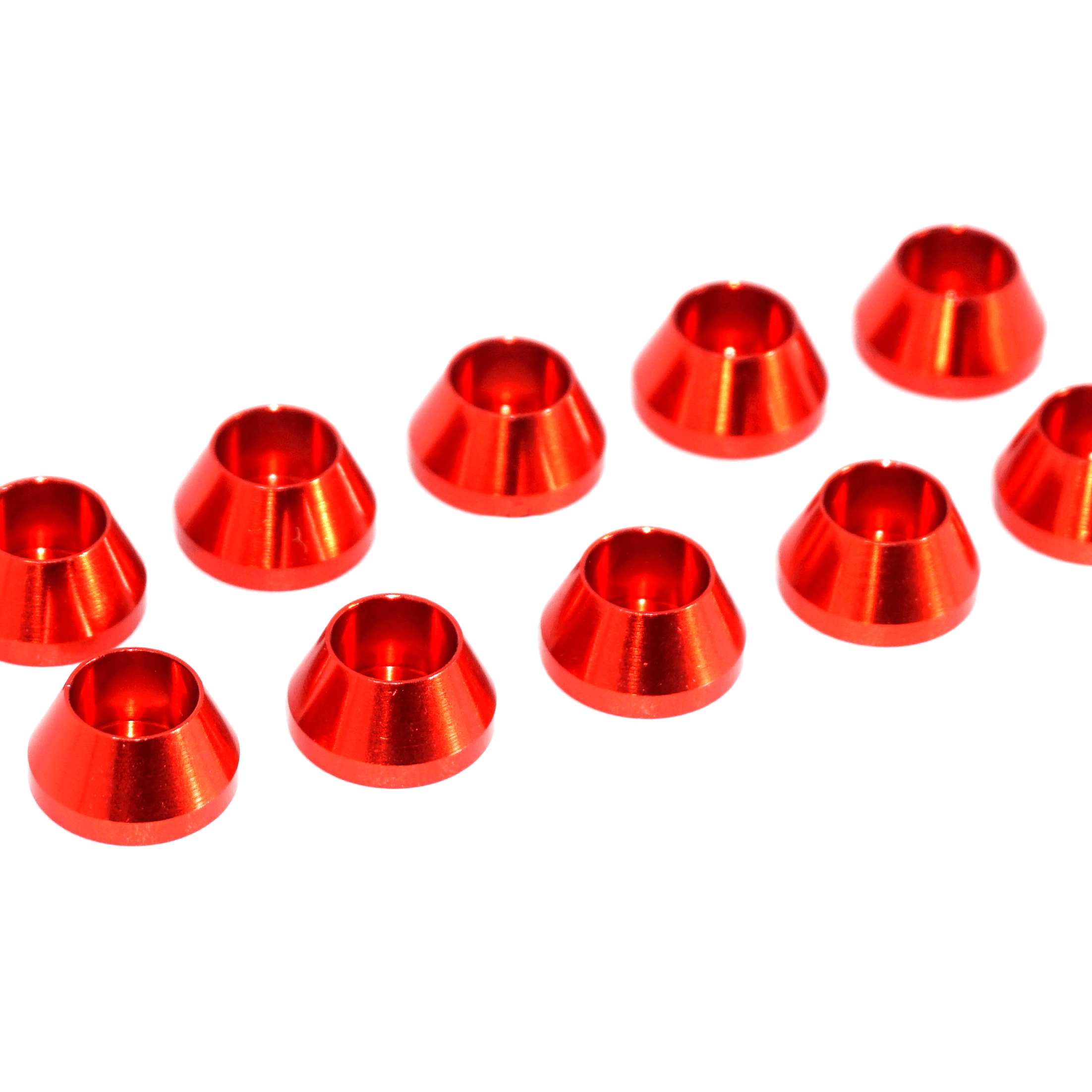 ZSPEC M2 Angled Cup Finish Washers for SHSC Socket-Cap Fasteners, 10-Pack - ZSPEC Design LLC - Hardware Fasteners - 10-pack, angled, billet hardware, Dress Up Washer, Fastener, m2, shsc - zspecdesign.com