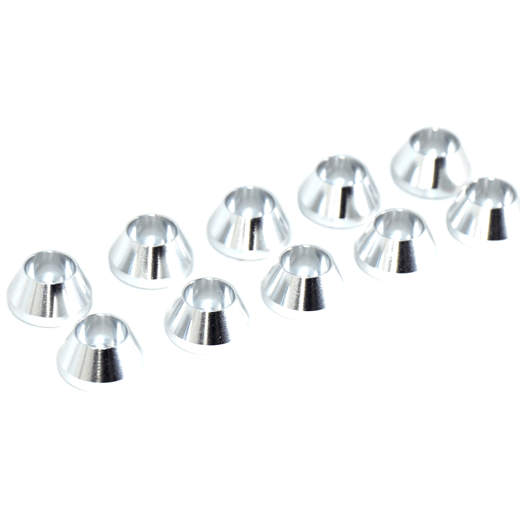 ZSPEC M2 Angled Cup Finish Washers for SHSC Socket-Cap Fasteners, 10-Pack - ZSPEC Design LLC - Hardware Fasteners - 10-pack, angled, billet hardware, Dress Up Washer, Fastener, m2, shsc - zspecdesign.com