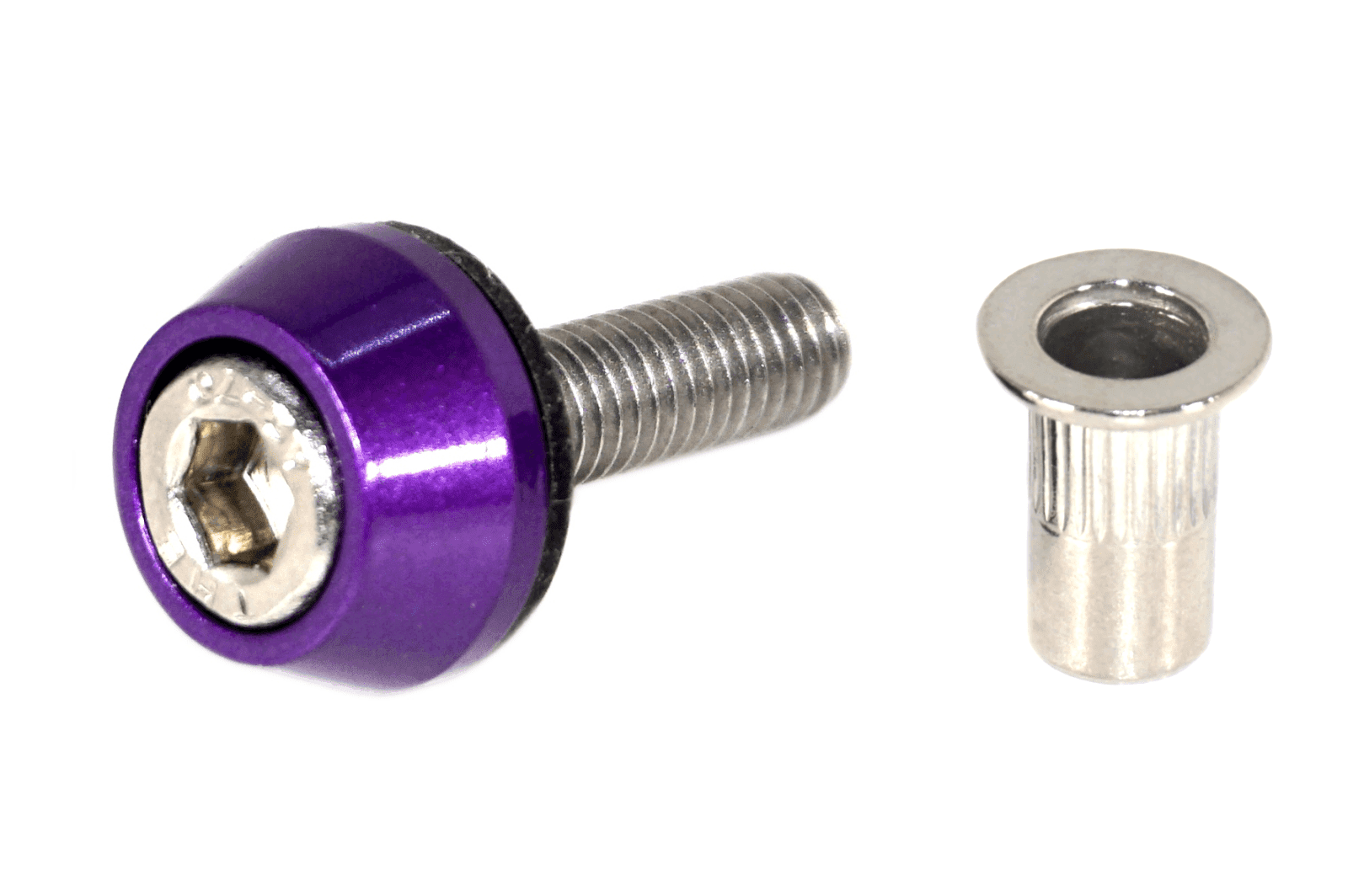 ZSPEC Body Kit Fastener, M5x20mm Stainless & Billet w/Rivet Nut, Per Each - ZSPEC Design LLC - Hardware Fasteners - 44-pack, abflug, aimgain, amuse, auto veloce, body, body hardware, body kit, clinched, damd, Do-Luck, Dress Up Bolt, fender, flare, fujimura, greddy, hamann, hks, ings+1, knight sports, kuhl, lbw, liberty walk, m-sports, m5, novitec, pandem, per each, rocket bunny, rowen, sense, stainless, street hunter, twinz, veilside, zele, zero sports - zspecdesign.com