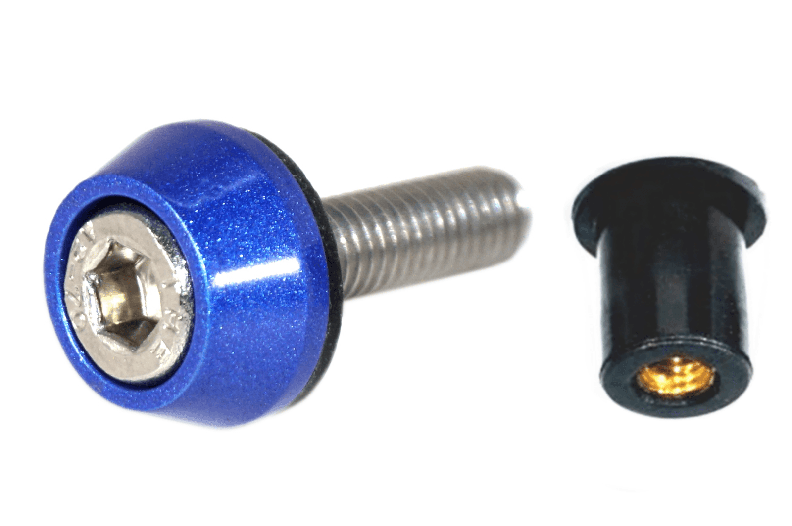 ZSPEC Body Kit Fastener, M5x20mm w/Well Nut, Stainless & Billet, Per Each - ZSPEC Design LLC - Hardware Fasteners - 44-pack, abflug, aimgain, amuse, auto veloce, body, body hardware, body kit, clinched, damd, Do-Luck, fender, flare, fujimura, greddy, hamann, hks, ings+1, knight sports, kuhl, lbw, liberty walk, m-sports, m5, novitec, pandem, per each, rocket bunny, rowen, sense, stainless, street hunter, twinz, veilside, zele, zero sports - zspecdesign.com