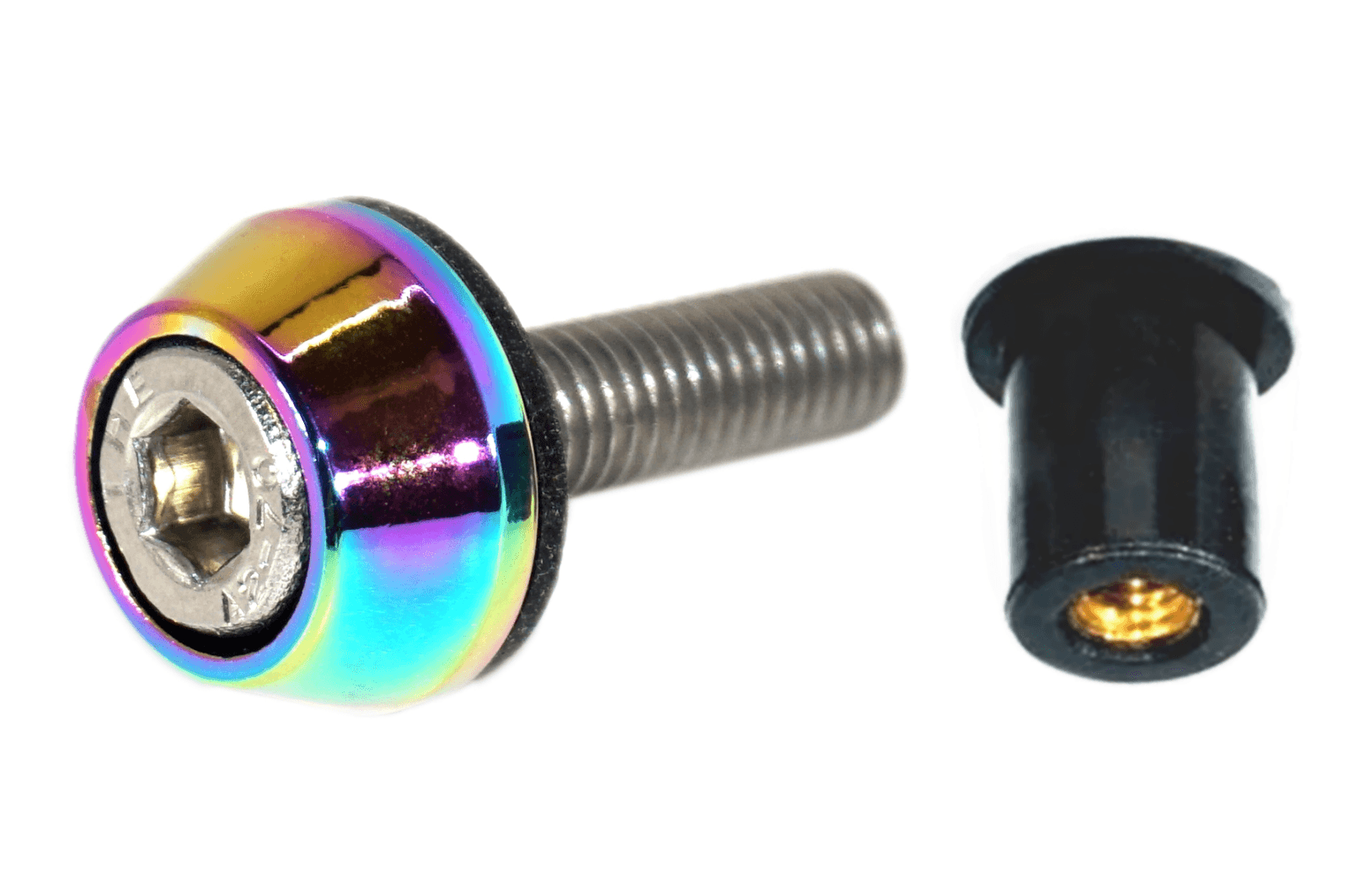 ZSPEC Body Kit Fastener, M5x20mm w/Well Nut, Stainless & Billet, Per Each - ZSPEC Design LLC - Hardware Fasteners - 44-pack, abflug, aimgain, amuse, auto veloce, body, body hardware, body kit, clinched, damd, Do-Luck, fender, flare, fujimura, greddy, hamann, hks, ings+1, knight sports, kuhl, lbw, liberty walk, m-sports, m5, novitec, pandem, per each, rocket bunny, rowen, sense, stainless, street hunter, twinz, veilside, zele, zero sports - zspecdesign.com