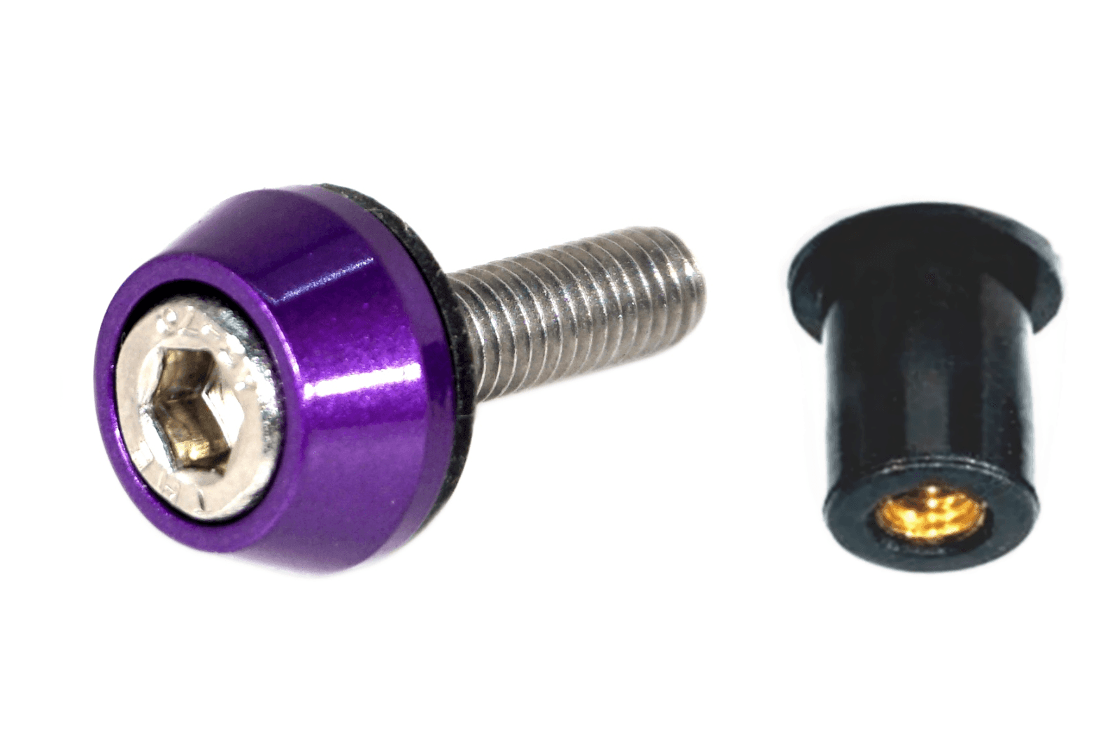 ZSPEC Body Kit Fastener, M5x20mm w/Well Nut, Stainless & Billet, Per Each - ZSPEC Design LLC - Hardware Fasteners - 44-pack, abflug, aimgain, amuse, auto veloce, body, body hardware, body kit, clinched, damd, Do-Luck, fender, flare, fujimura, greddy, hamann, hks, ings+1, knight sports, kuhl, lbw, liberty walk, m-sports, m5, novitec, pandem, per each, rocket bunny, rowen, sense, stainless, street hunter, twinz, veilside, zele, zero sports - zspecdesign.com