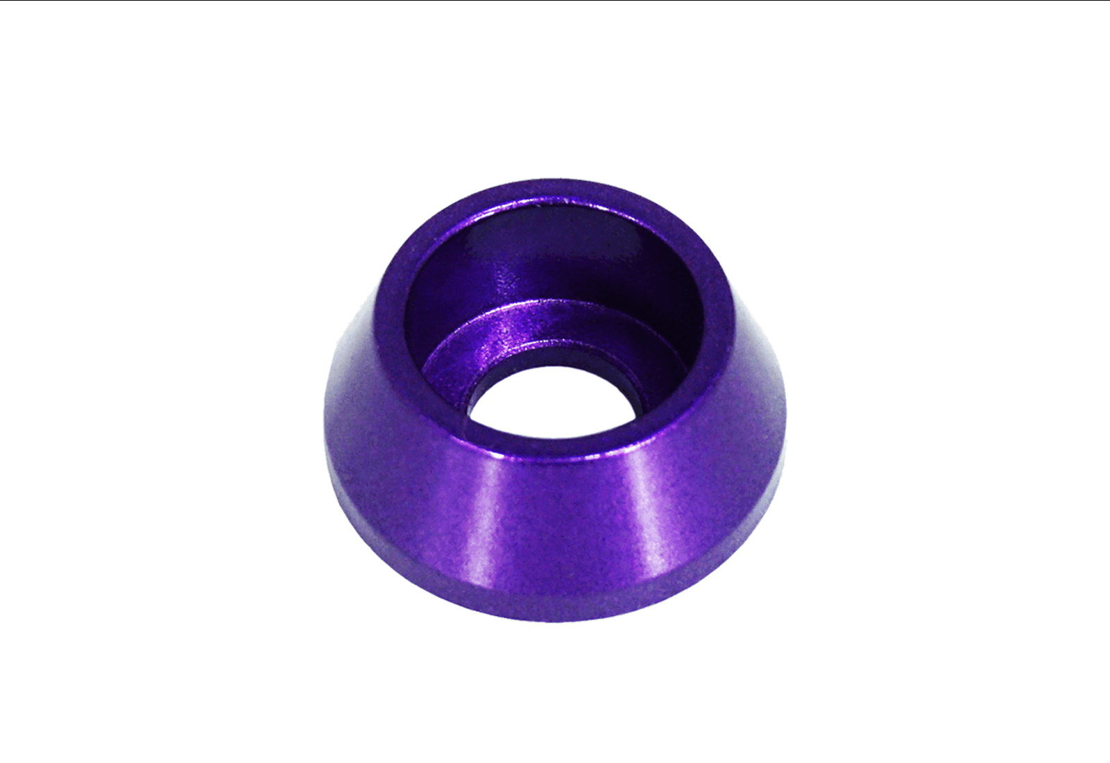 ZSPEC M10 Billet Angled Cup Finish Washers for SHSC Socket-Cap Fasteners, Billet, 10-Pack - ZSPEC Design LLC - Hardware Fasteners - 10-pack, billet hardware, Dress Up Washer, Fastener, finish washer, m10, shsc, straight - zspecdesign.com