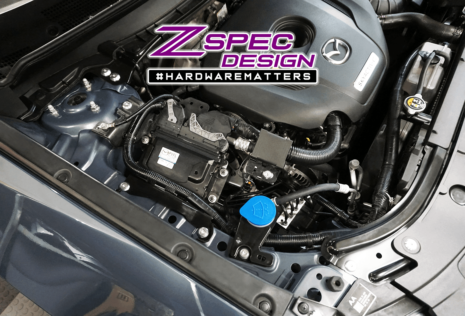 ZSPEC "Stage 1" Dress Up Bolts® Fastener Kit for '16-23 Mazda CX-9, Stainless & Billet - ZSPEC Design LLC - Hardware Fasteners - cx-9, Fastener Kit, mazda, stage 1 - zspecdesign.com