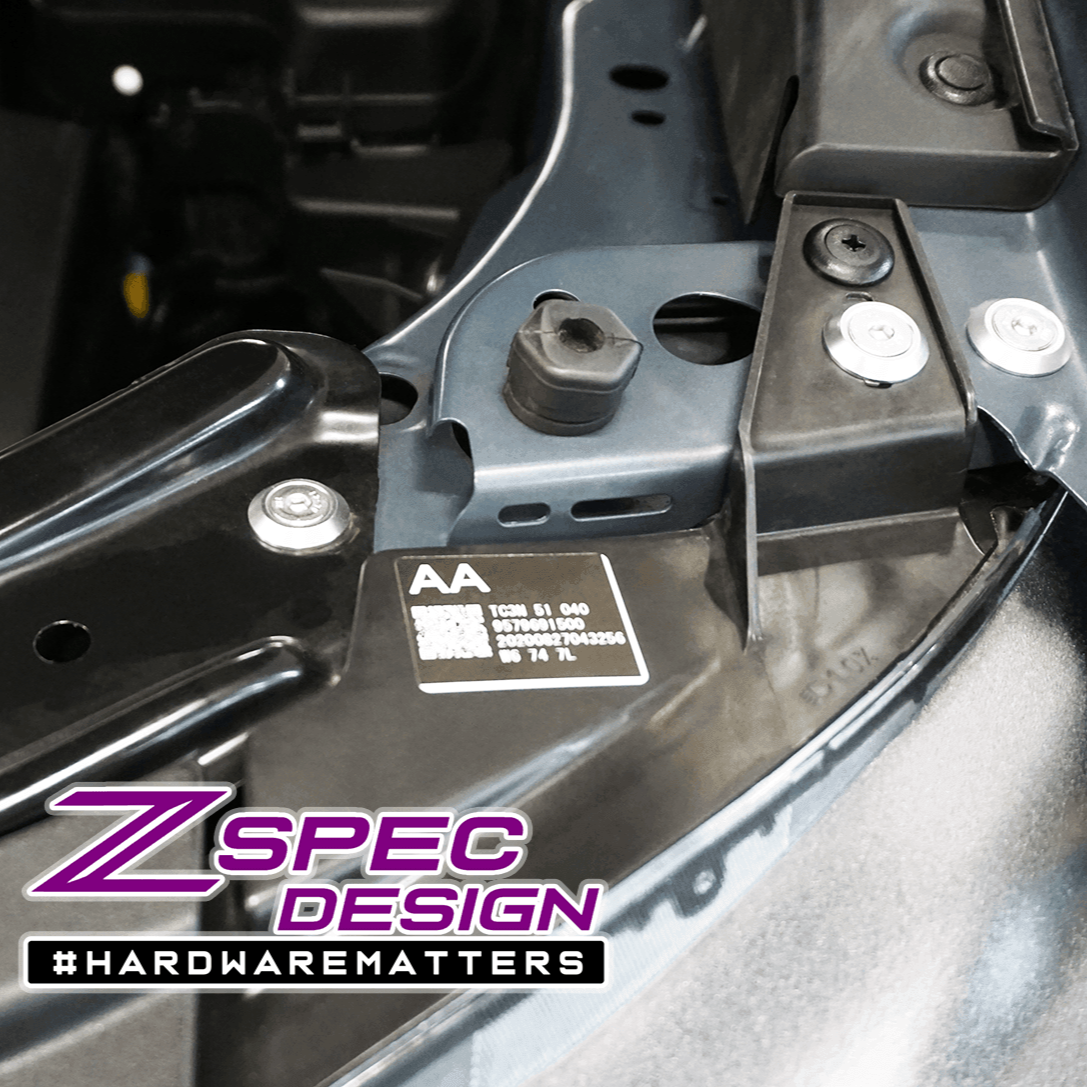 ZSPEC "Stage 1" Dress Up Bolts® Fastener Kit for '16-23 Mazda CX-9, Stainless & Billet - ZSPEC Design LLC - Hardware Fasteners - cx-9, Fastener Kit, mazda, stage 1 - zspecdesign.com