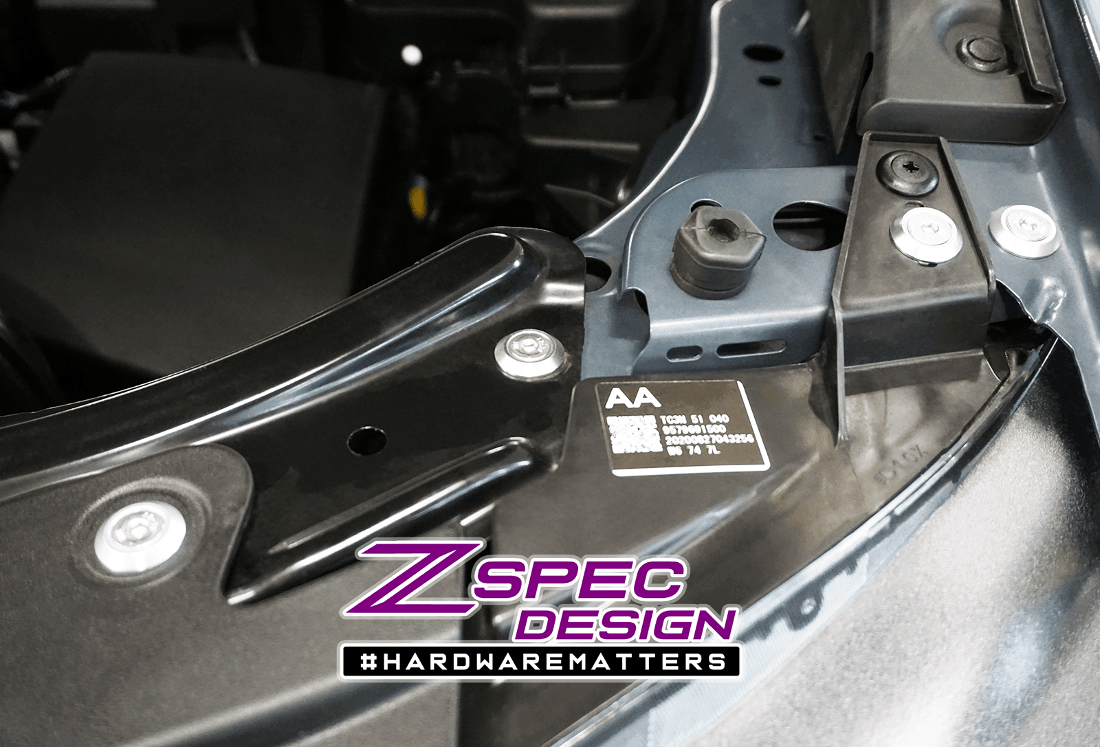 ZSPEC "Stage 1" Dress Up Bolts® Fastener Kit for '16-23 Mazda CX-9, Stainless & Billet - ZSPEC Design LLC - Hardware Fasteners - cx-9, Fastener Kit, mazda, stage 1 - zspecdesign.com