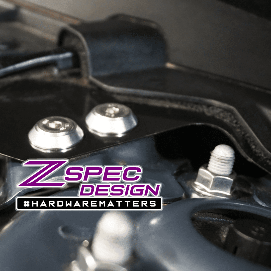 ZSPEC "Stage 2" Dress Up Bolts® Fastener Kit for '17-23 Mazda CX-5, Stainless & Billet - ZSPEC Design LLC - Hardware Fasteners - cx-5, Fastener Kit, mazda, stage 2 - zspecdesign.com