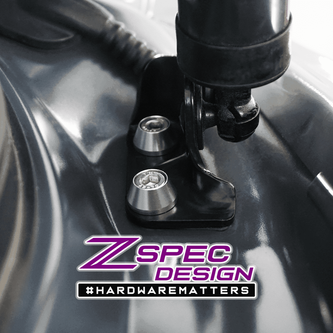 ZSPEC "Stage 2" Dress Up Bolts® Fastener Kit for '17-23 Mazda CX-5, Stainless & Billet - ZSPEC Design LLC - Hardware Fasteners - cx-5, Fastener Kit, mazda, stage 2 - zspecdesign.com