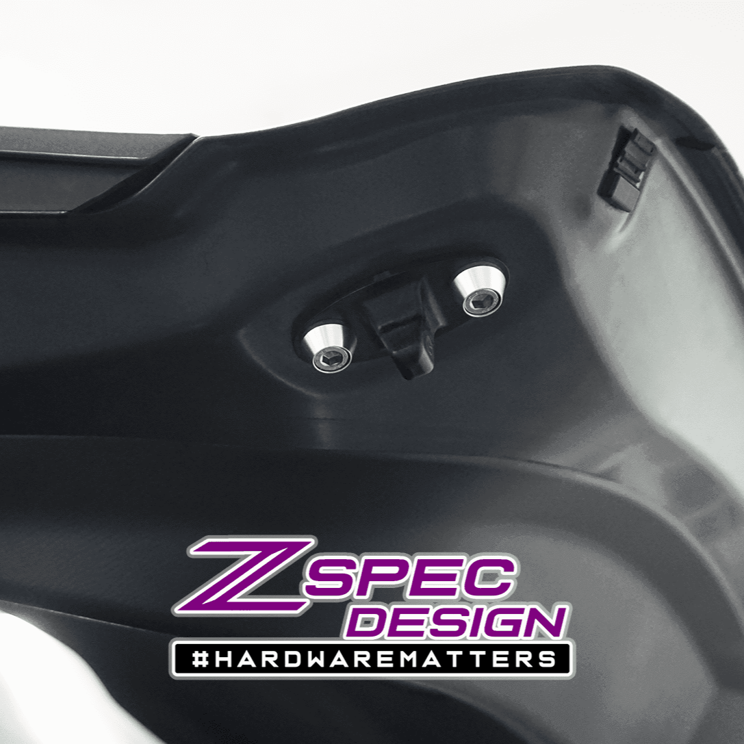 ZSPEC "Stage 2" Dress Up Bolts® Fastener Kit for '17-23 Mazda CX-5, Stainless & Billet - ZSPEC Design LLC - Hardware Fasteners - cx-5, Fastener Kit, mazda, stage 2 - zspecdesign.com