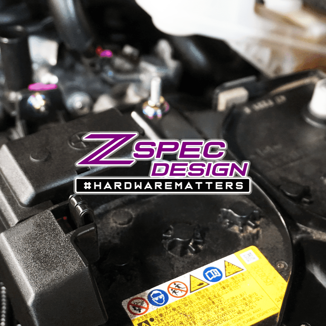 ZSPEC "Stage 2" Dress Up Bolts® Fastener Kit for '16-23 Mazda CX-9, Titanium - ZSPEC Design LLC - Hardware Fasteners - cx-9, Fastener Kit, mazda, stage 2 - zspecdesign.com