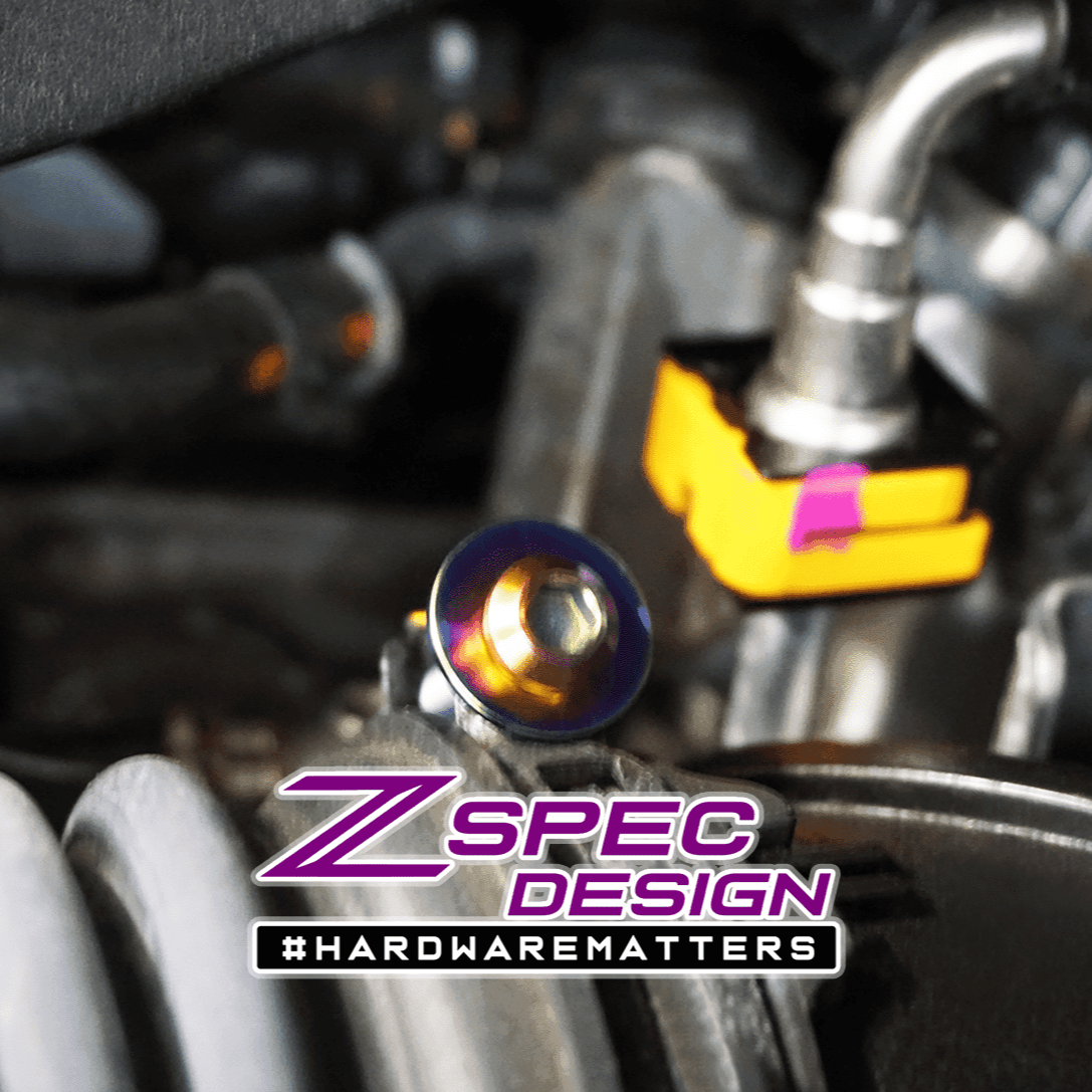 ZSPEC "Stage 1" Dress Up Bolts® Fastener Kit for '16-23 Mazda CX-9, Titanium - ZSPEC Design LLC - Hardware Fasteners - cx-9, Fastener Kit, mazda, stage 1 - zspecdesign.com