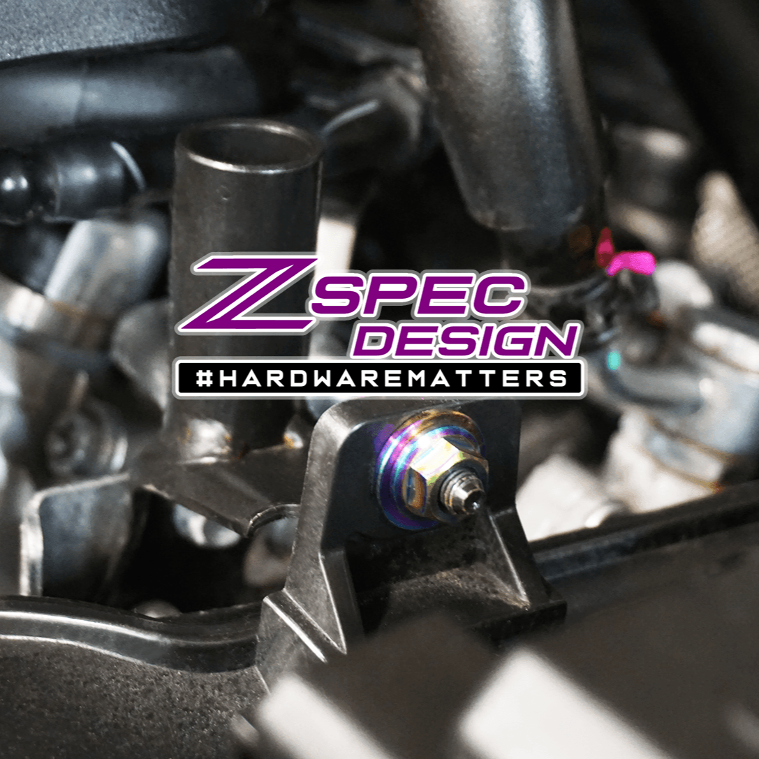 ZSPEC "Stage 2" Dress Up Bolts® Fastener Kit for '17-23 Mazda CX-5, Titanium - ZSPEC Design LLC - Hardware Fasteners - cx-9, Fastener Kit, mazda, stage 2 - zspecdesign.com