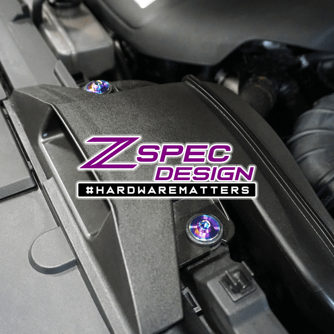 ZSPEC "Stage 2" Dress Up Bolts® Fastener Kit for '17-23 Mazda CX-5, Titanium - ZSPEC Design LLC - Hardware Fasteners - cx-9, Fastener Kit, mazda, stage 2 - zspecdesign.com