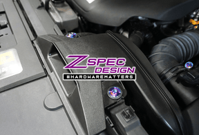 ZSPEC "Stage 2" Dress Up Bolts® Fastener Kit for '17-23 Mazda CX-5, Titanium Hardware Fasteners ZSPEC Design LLC.