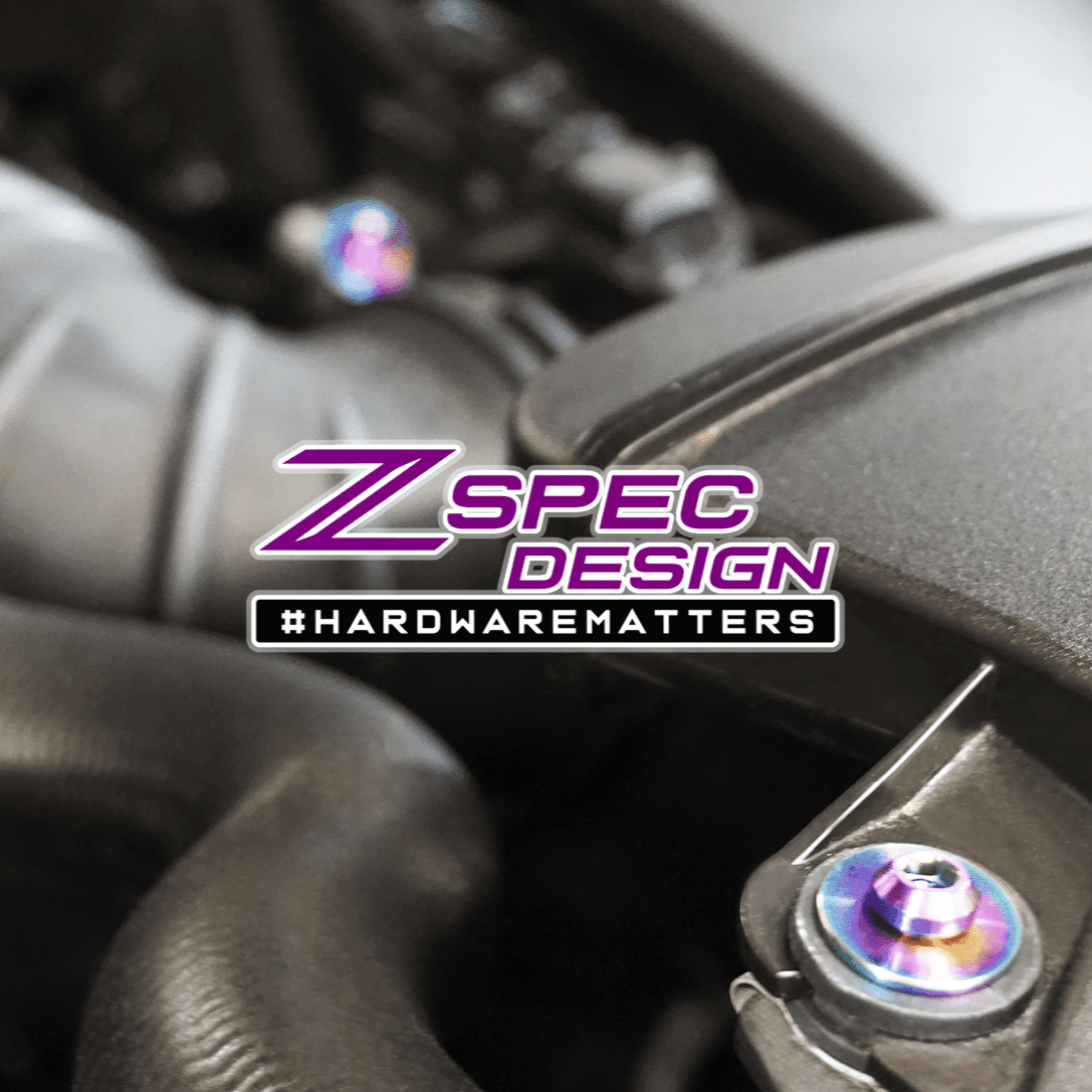 ZSPEC "Stage 1" Dress Up Bolts® Fastener Kit for '16-23 Mazda CX-9, Titanium - ZSPEC Design LLC - Hardware Fasteners - cx-9, Fastener Kit, mazda, stage 1 - zspecdesign.com