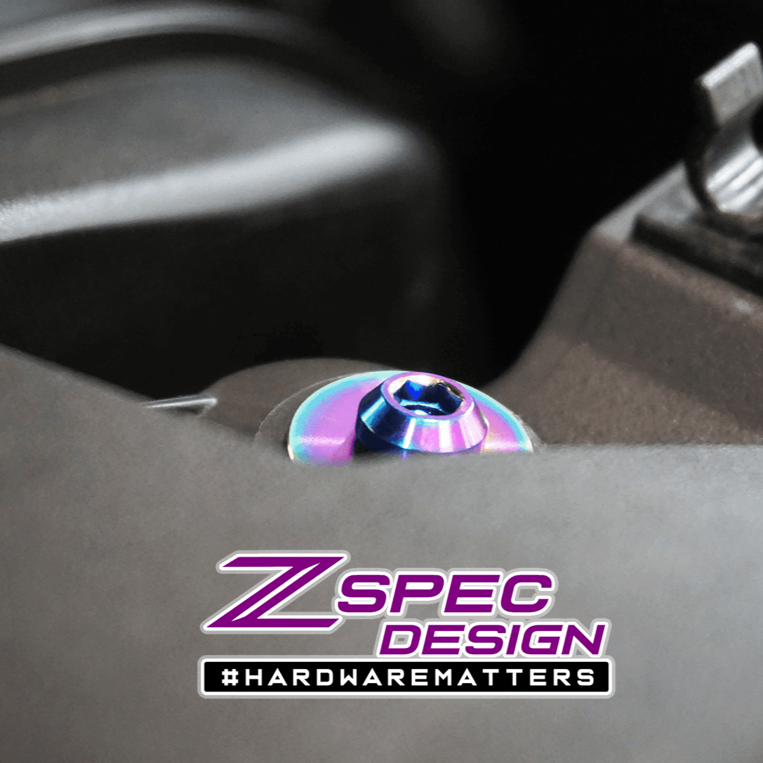 ZSPEC "Stage 2" Dress Up Bolts® Fastener Kit for '17-23 Mazda CX-5, Titanium - ZSPEC Design LLC - Hardware Fasteners - cx-9, Fastener Kit, mazda, stage 2 - zspecdesign.com