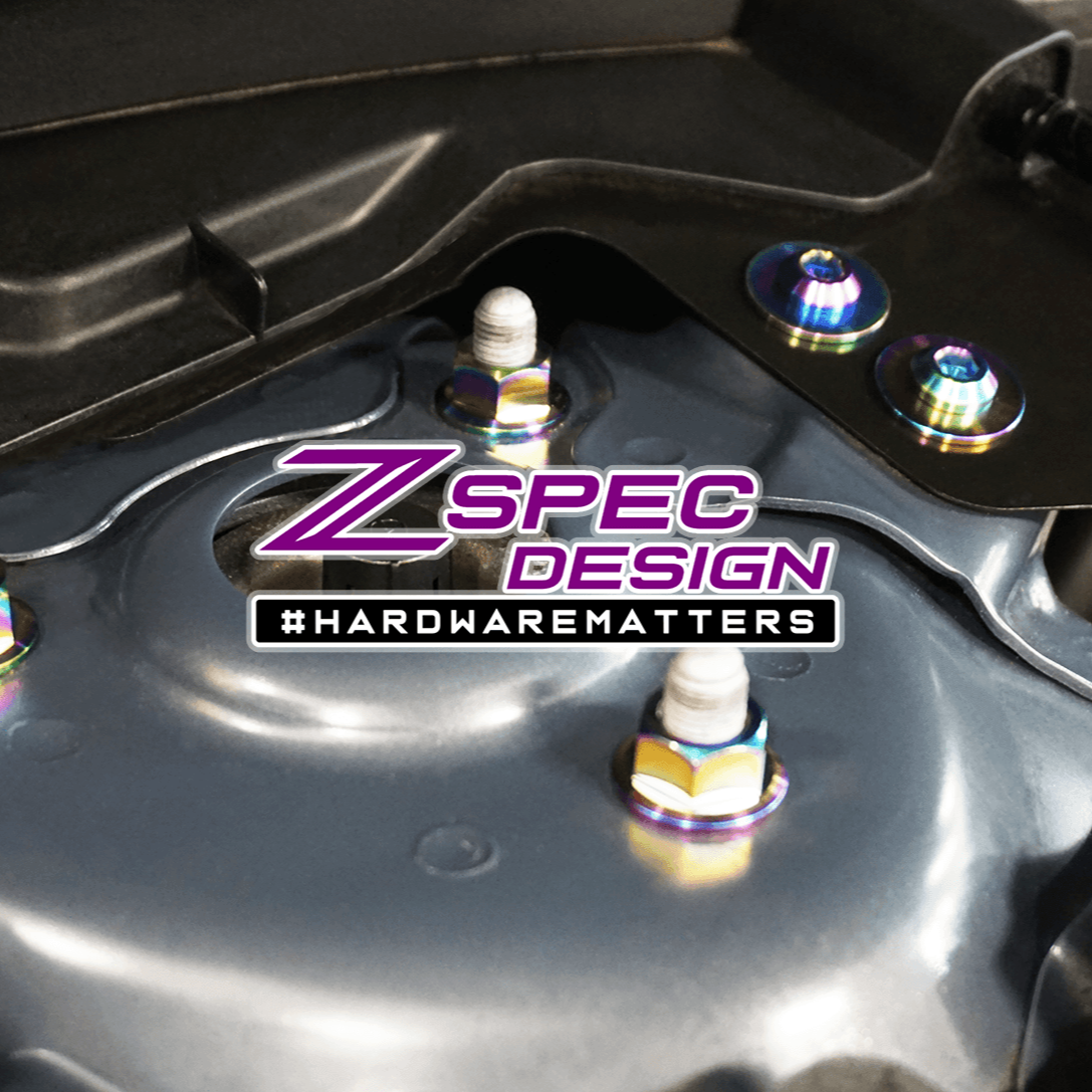 ZSPEC "Stage 2" Dress Up Bolts® Fastener Kit for '17-23 Mazda CX-5, Titanium - ZSPEC Design LLC - Hardware Fasteners - cx-9, Fastener Kit, mazda, stage 2 - zspecdesign.com