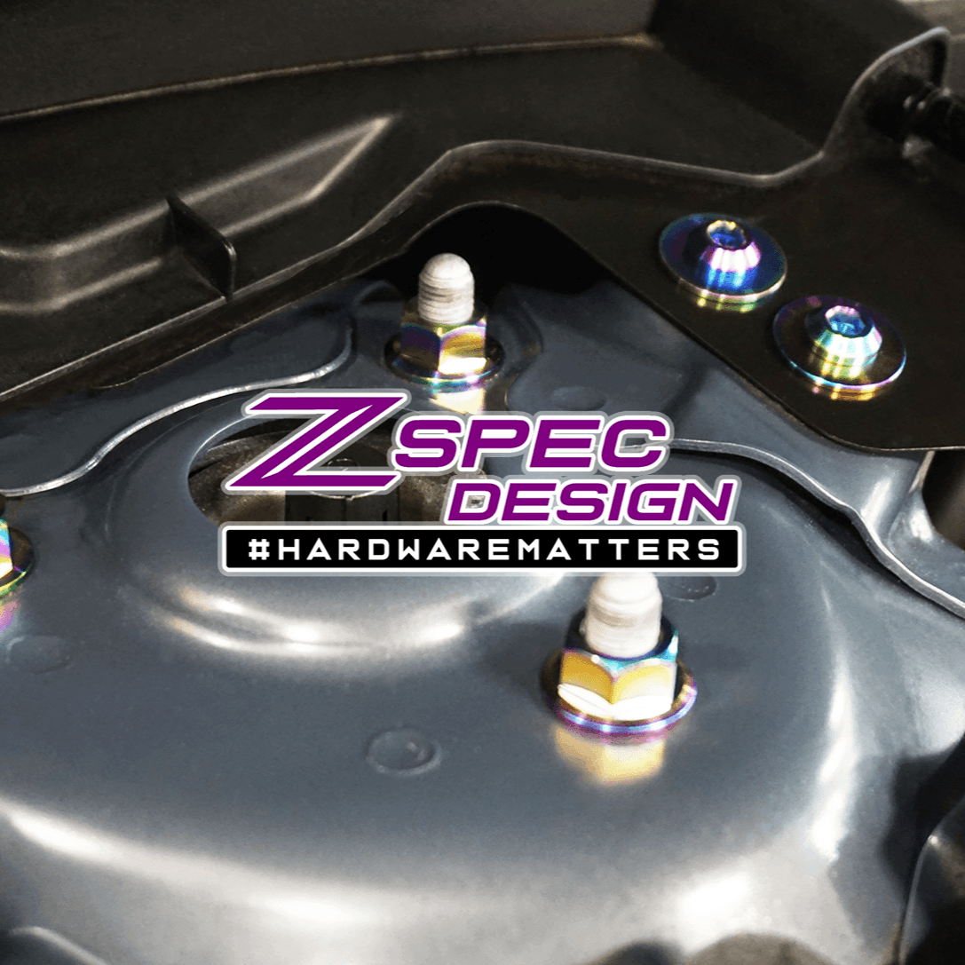 ZSPEC "Stage 1" Dress Up Bolts® Fastener Kit for '17-23 Mazda CX-5, Titanium - ZSPEC Design LLC - Hardware Fasteners - cx-9, Fastener Kit, mazda, stage 1 - zspecdesign.com