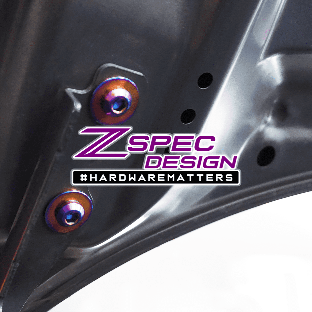 ZSPEC "Stage 1" Dress Up Bolts® Fastener Kit for '16-23 Mazda CX-9, Titanium - ZSPEC Design LLC - Hardware Fasteners - cx-9, Fastener Kit, mazda, stage 1 - zspecdesign.com